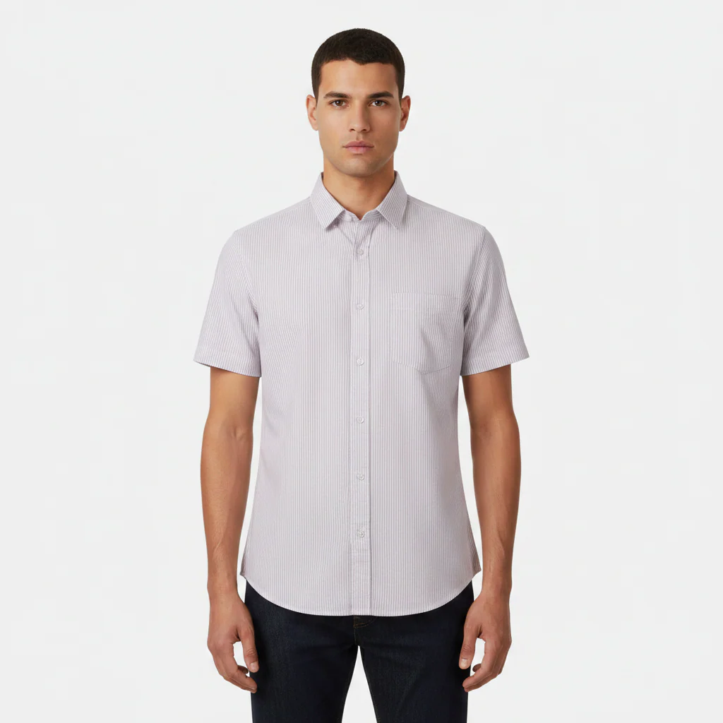 Men Striped Oxford Shirt