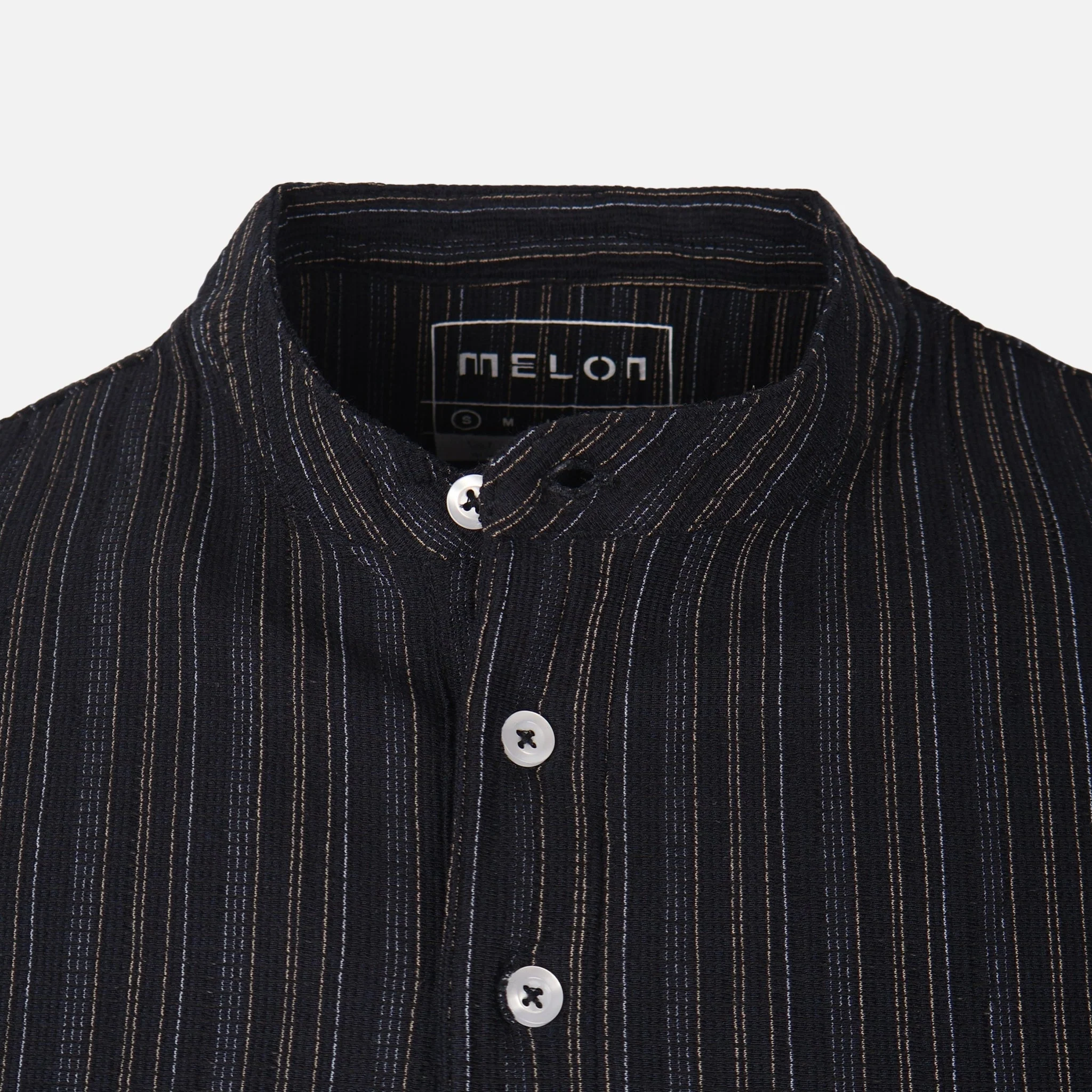 Men Structure T-Shirt Henley Neck - Image 4