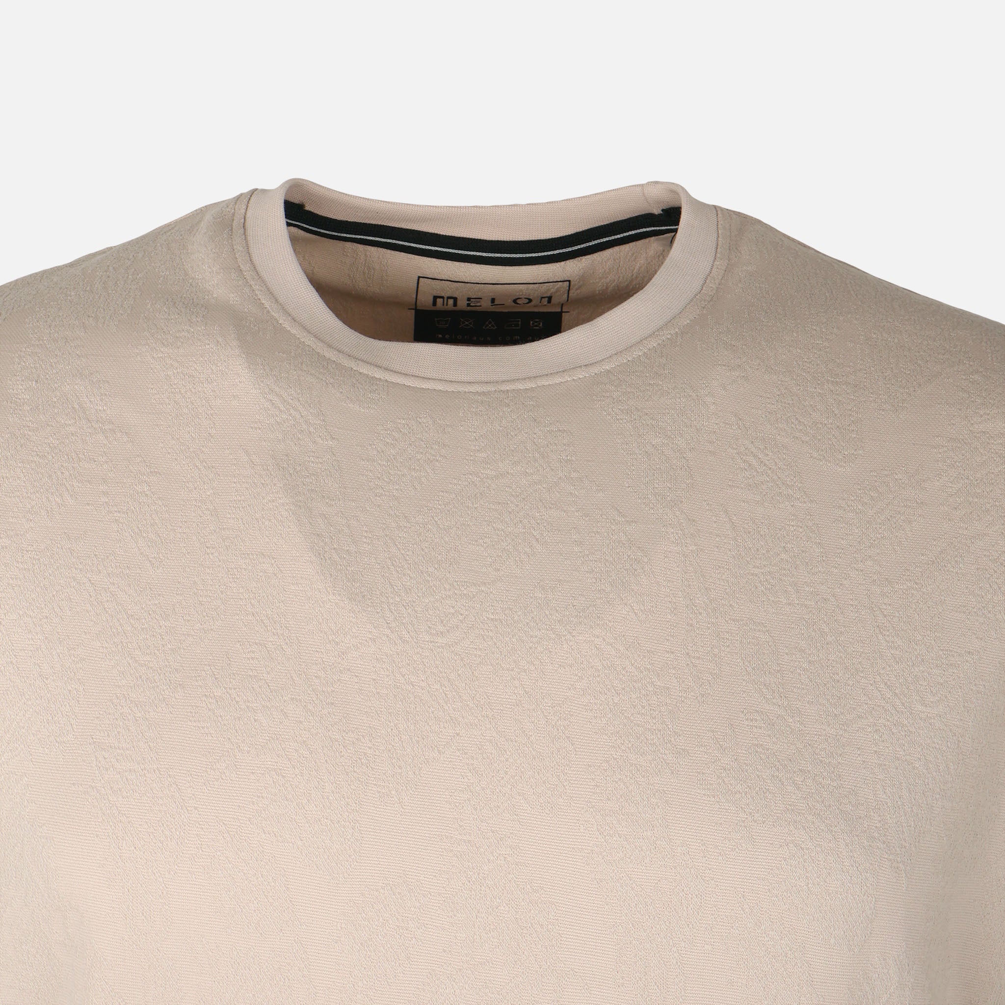 Men Structure T-Shirt Round Neck - Image 4