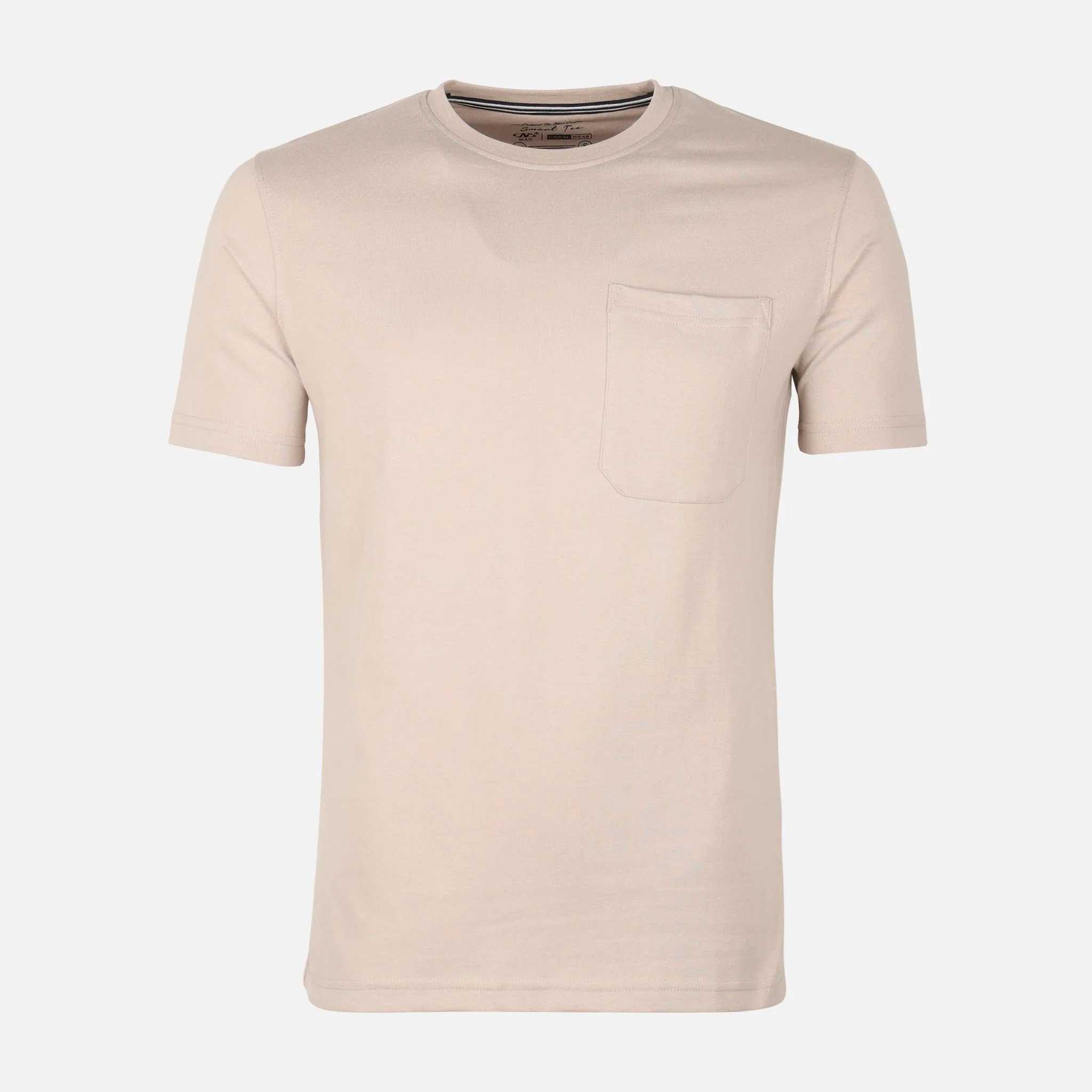 Men Structured Pocket T-Shirt Short Sleeve - Image 2