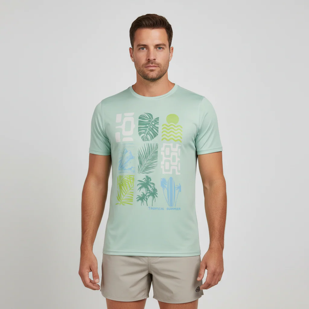 Men Swimming T-Shirt