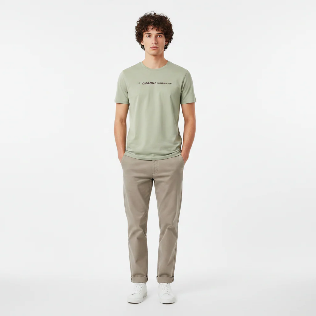 Men T-Shirt Round Neck