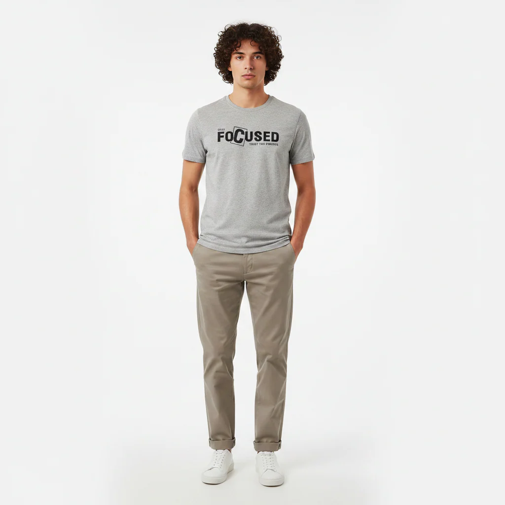 Men T-Shirt Round Neck