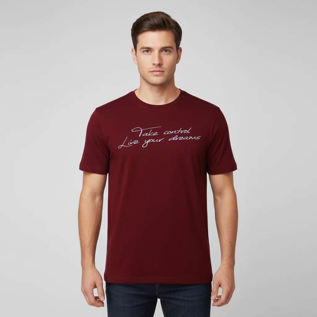 Men T-Shirt Round Neck