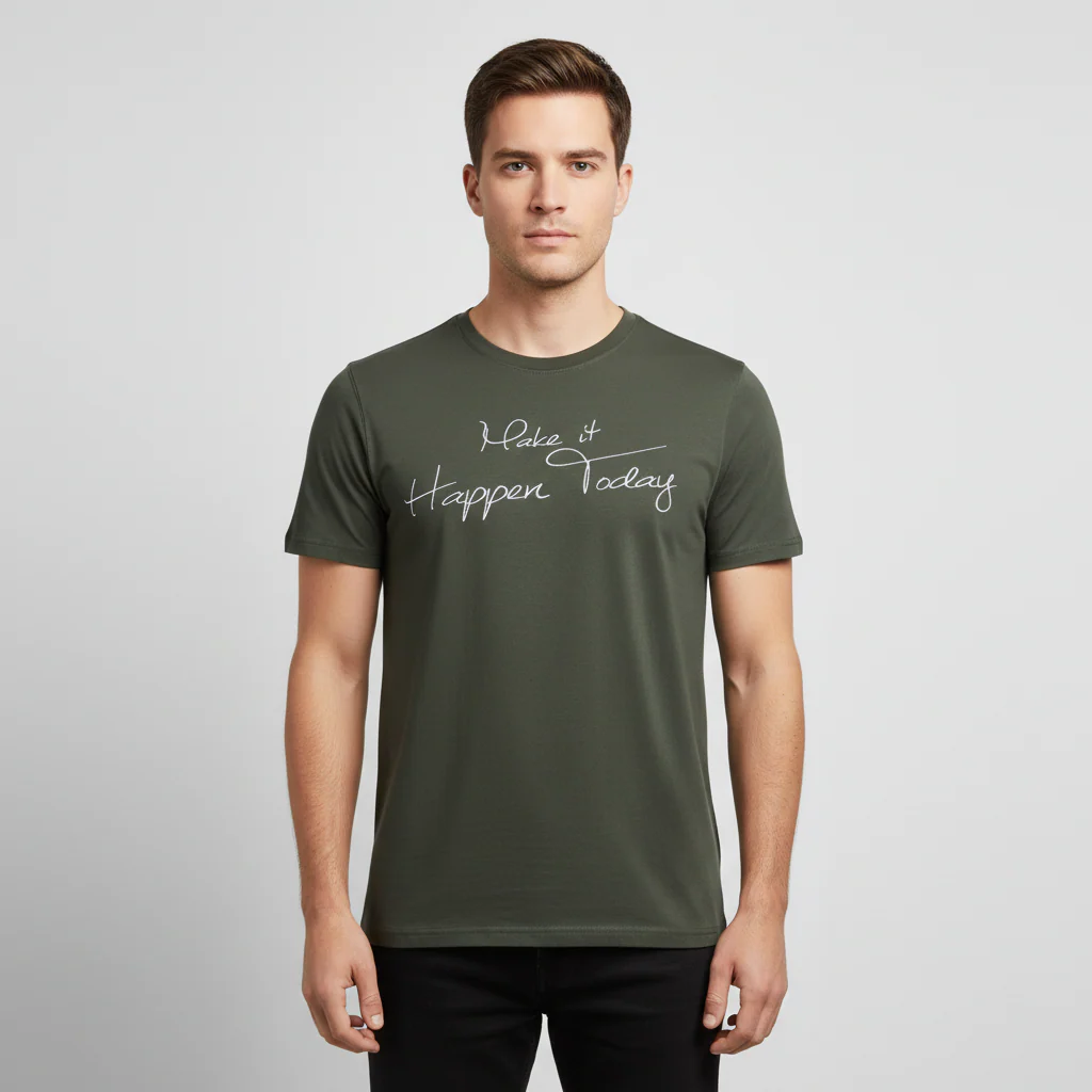 Men T-Shirt Round Neck