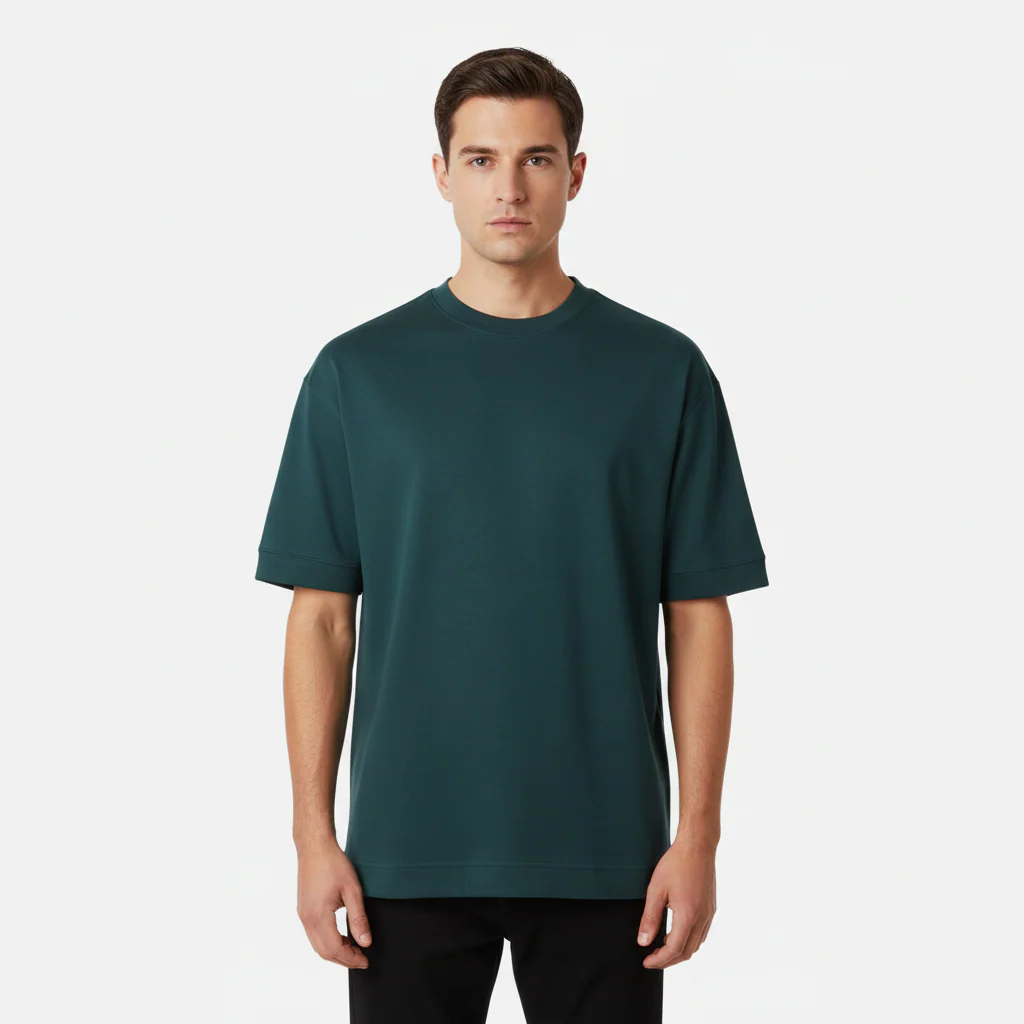Men Oversized T-Shirt Round Neck