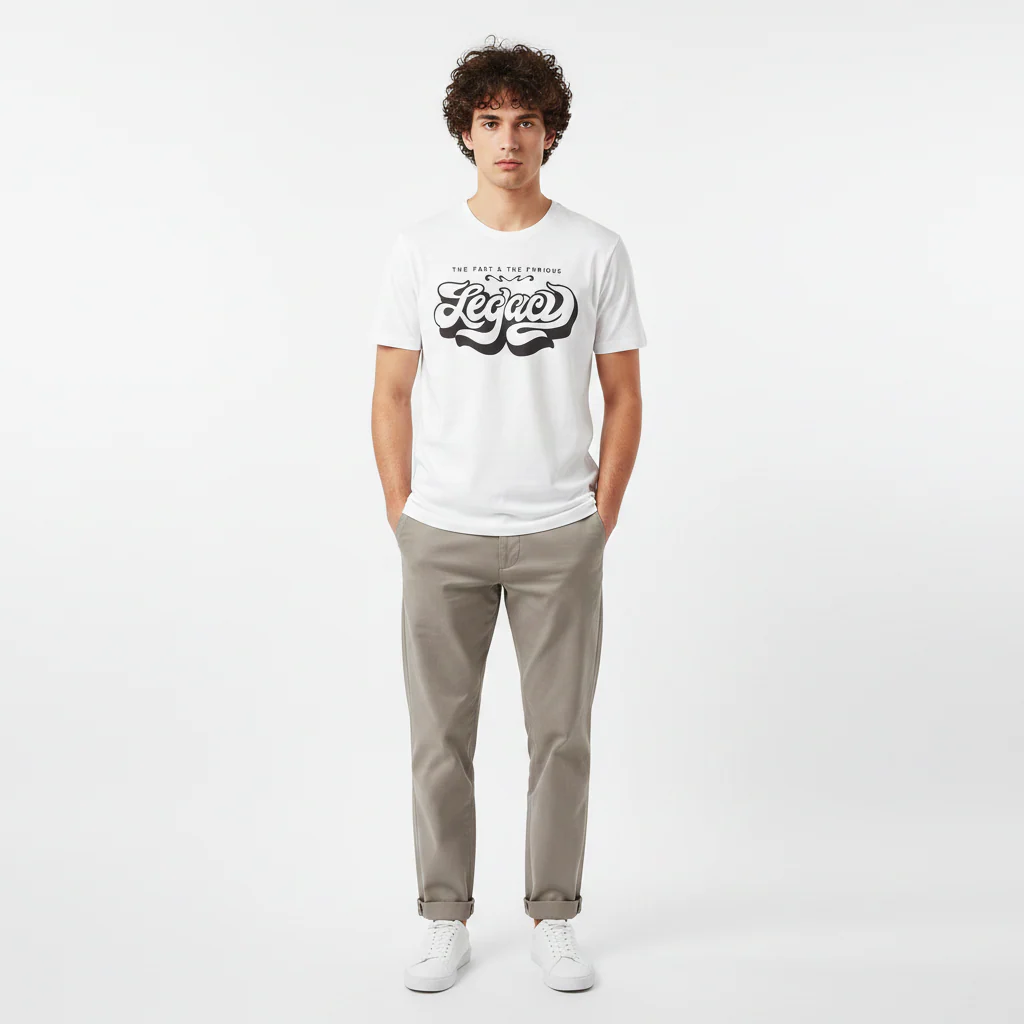 Men T-Shirt Round Neck