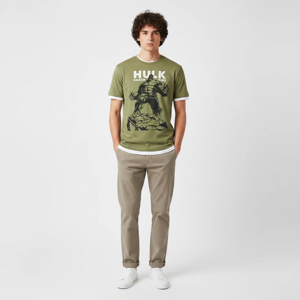 Men T-Shirt Round Neck