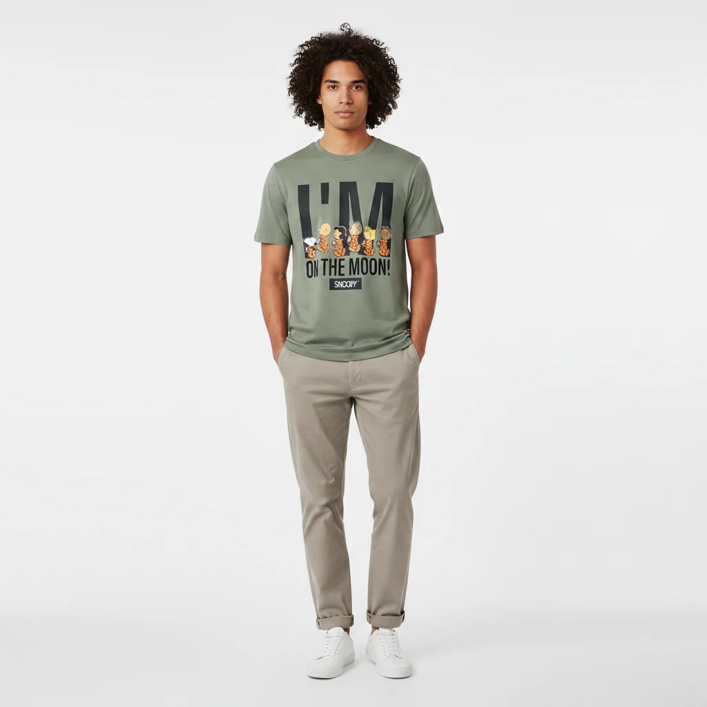 Men T-Shirt Round Neck