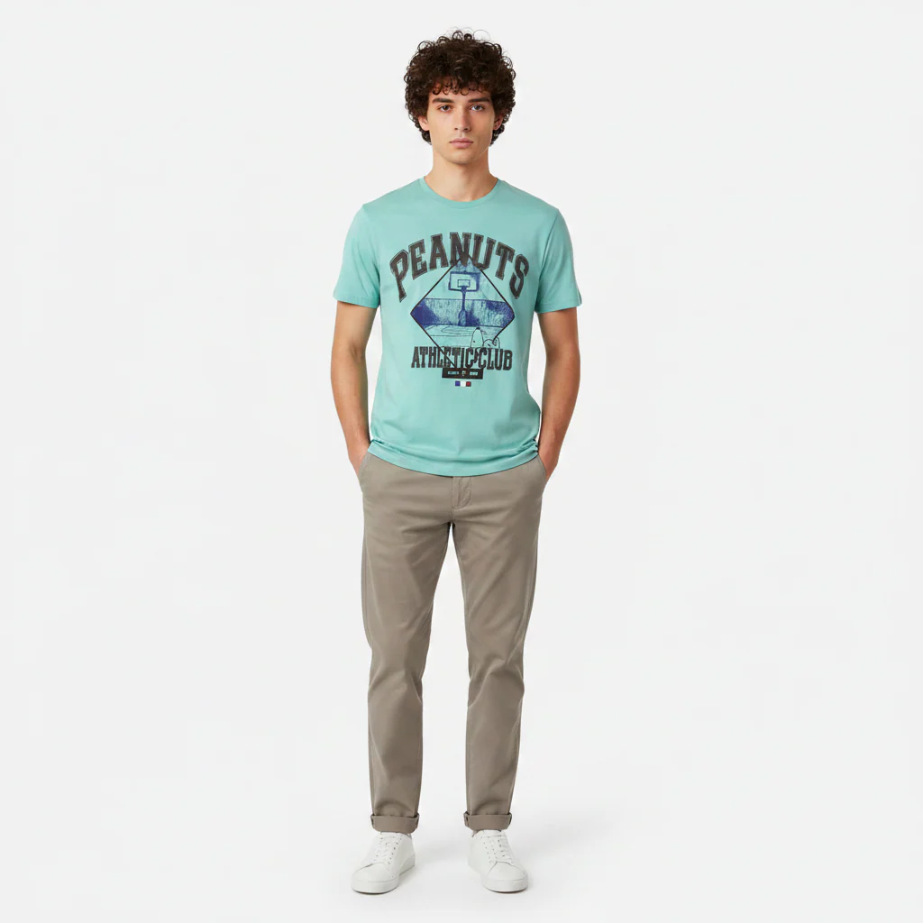 Men T-Shirt Round Neck