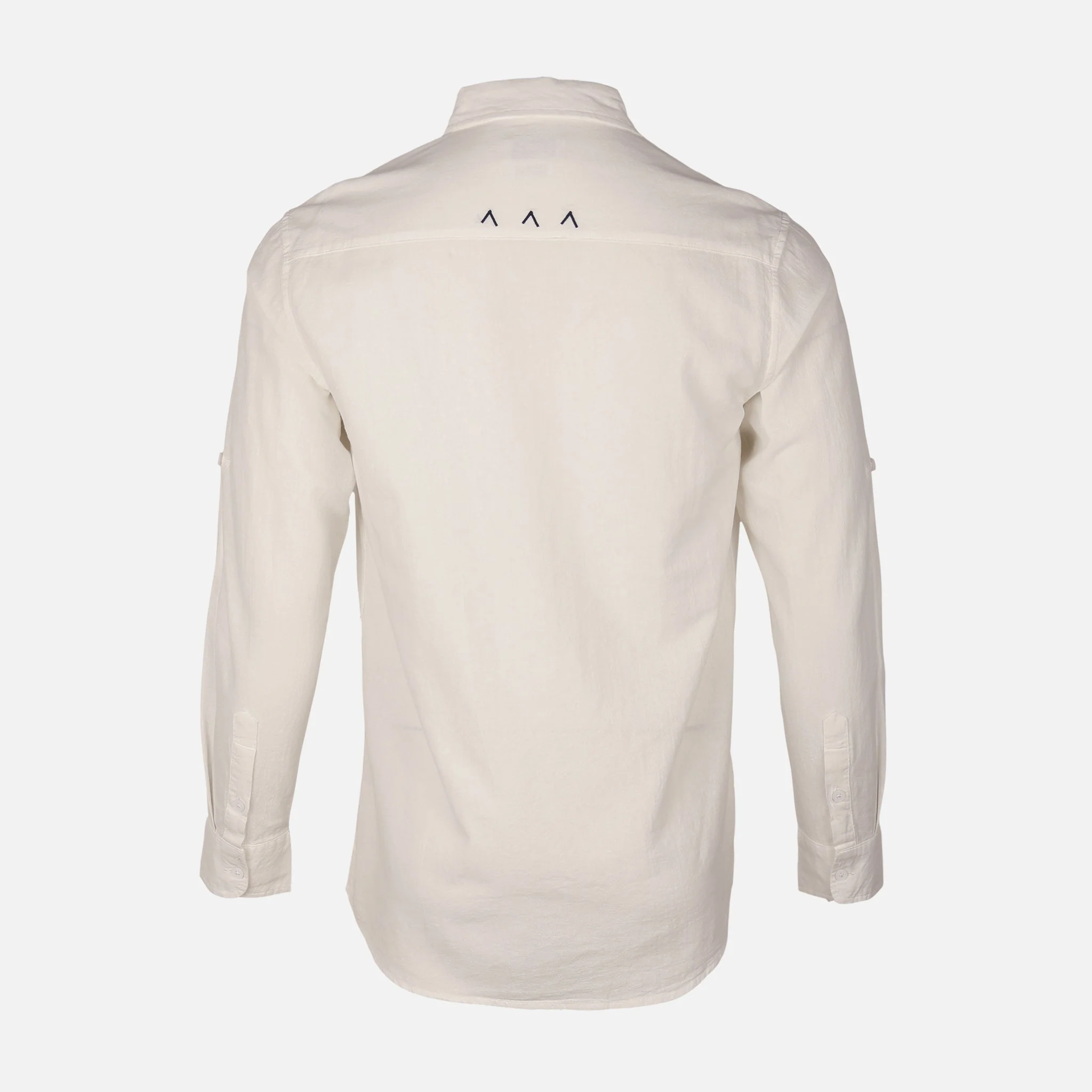 Men Woven Long Sleeve Plain Shirt - Image 3