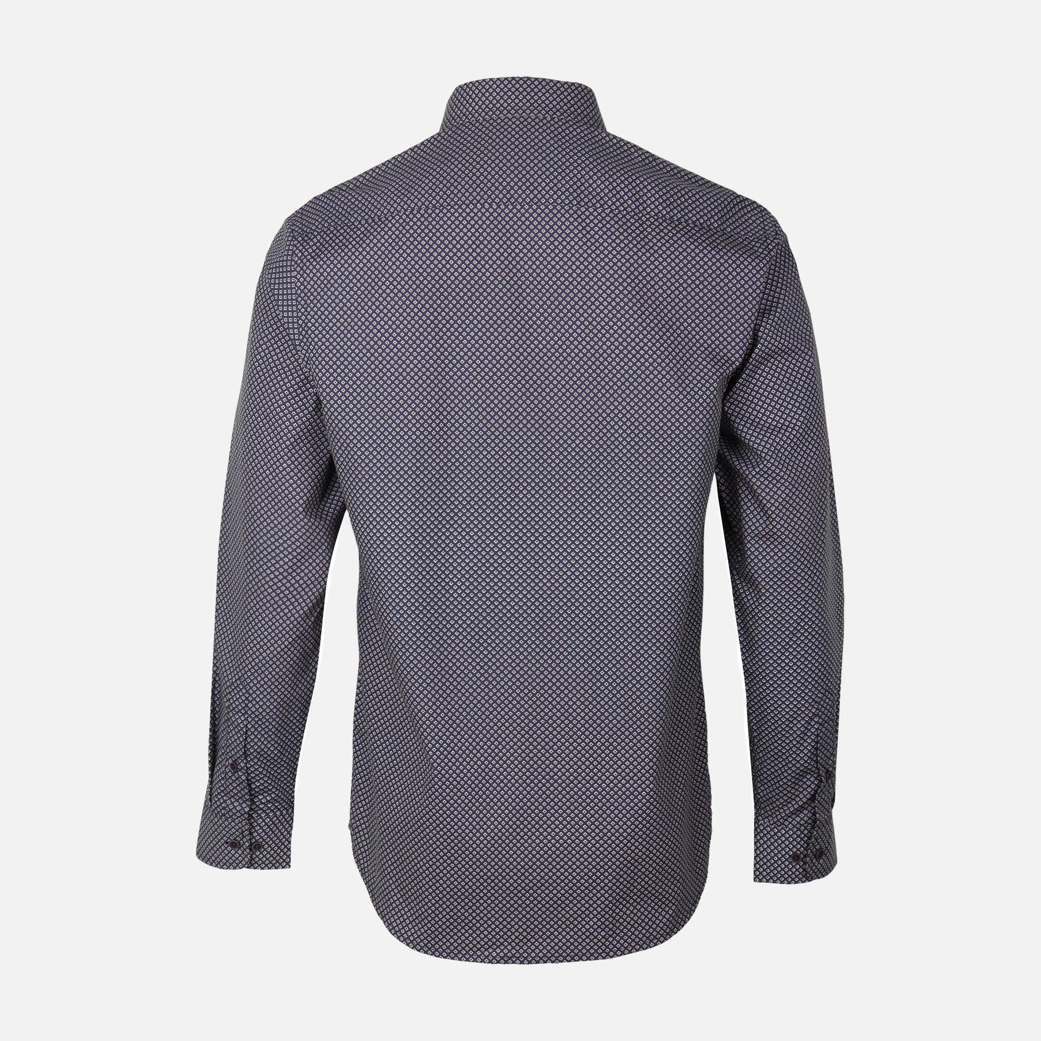 Men Dots Long Sleeve Shirt - Image 2