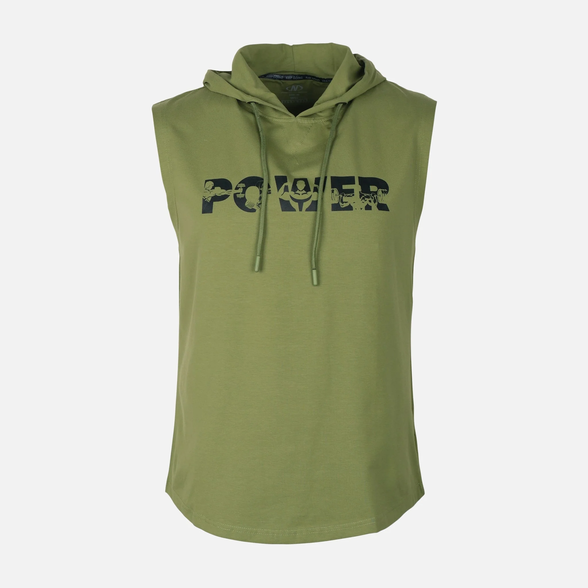 Mens Gym Vest With Hood - Image 2