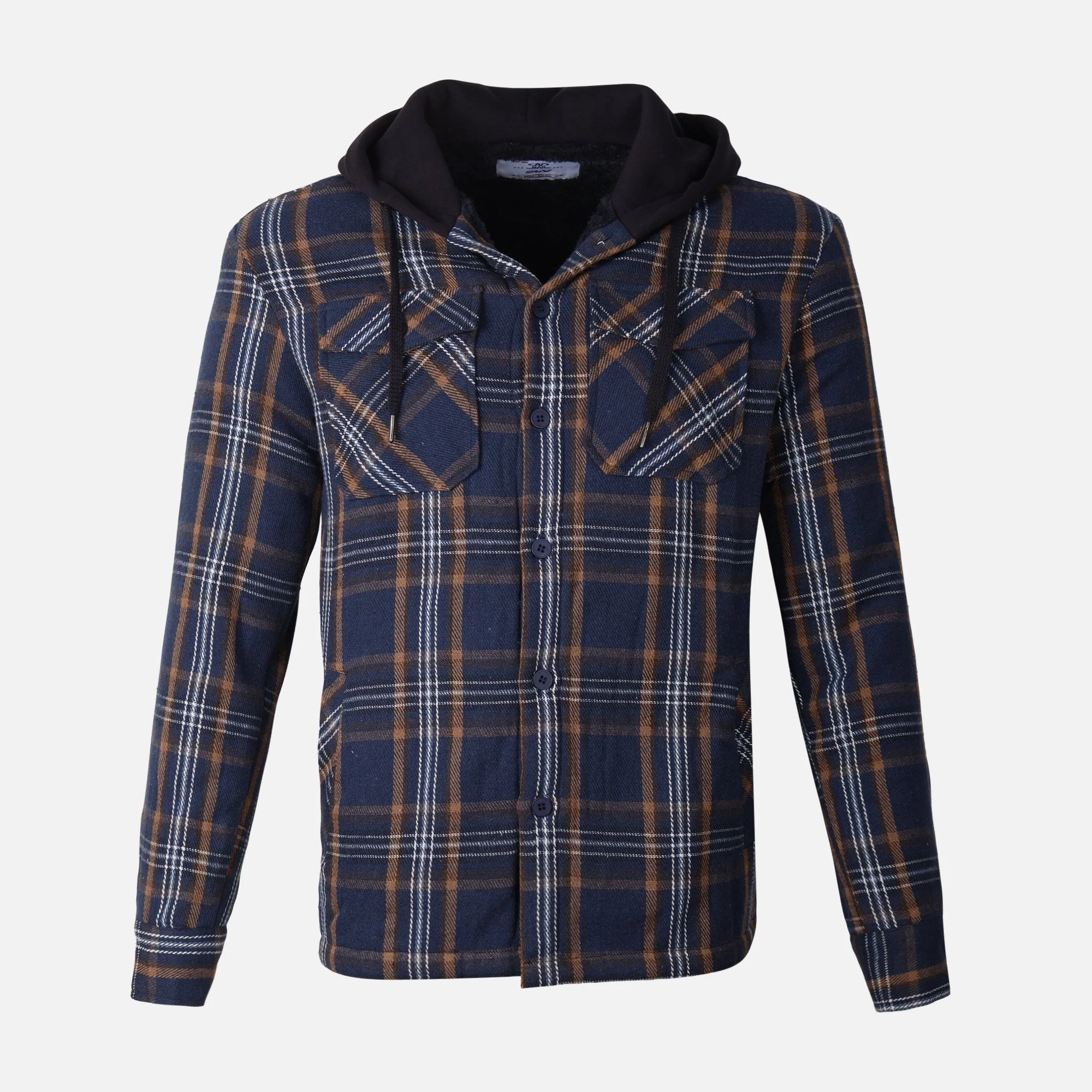 Men Long Sleeve Shirt With Hood