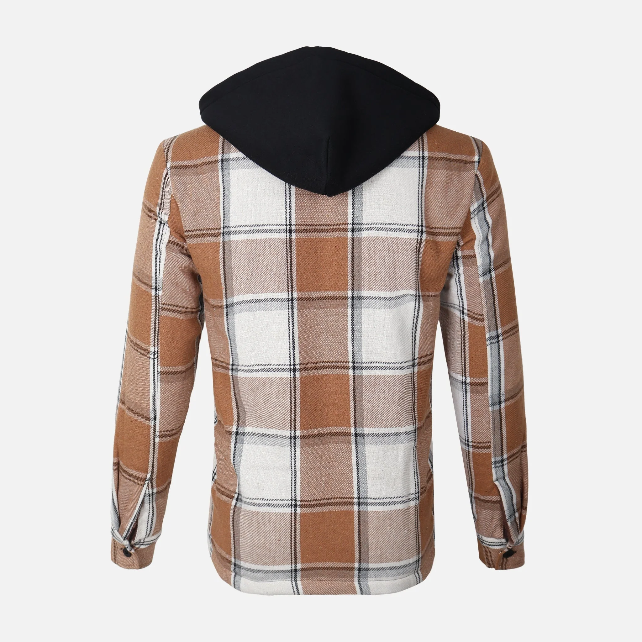 Men Long Sleeve Shirt With Hood - Image 4