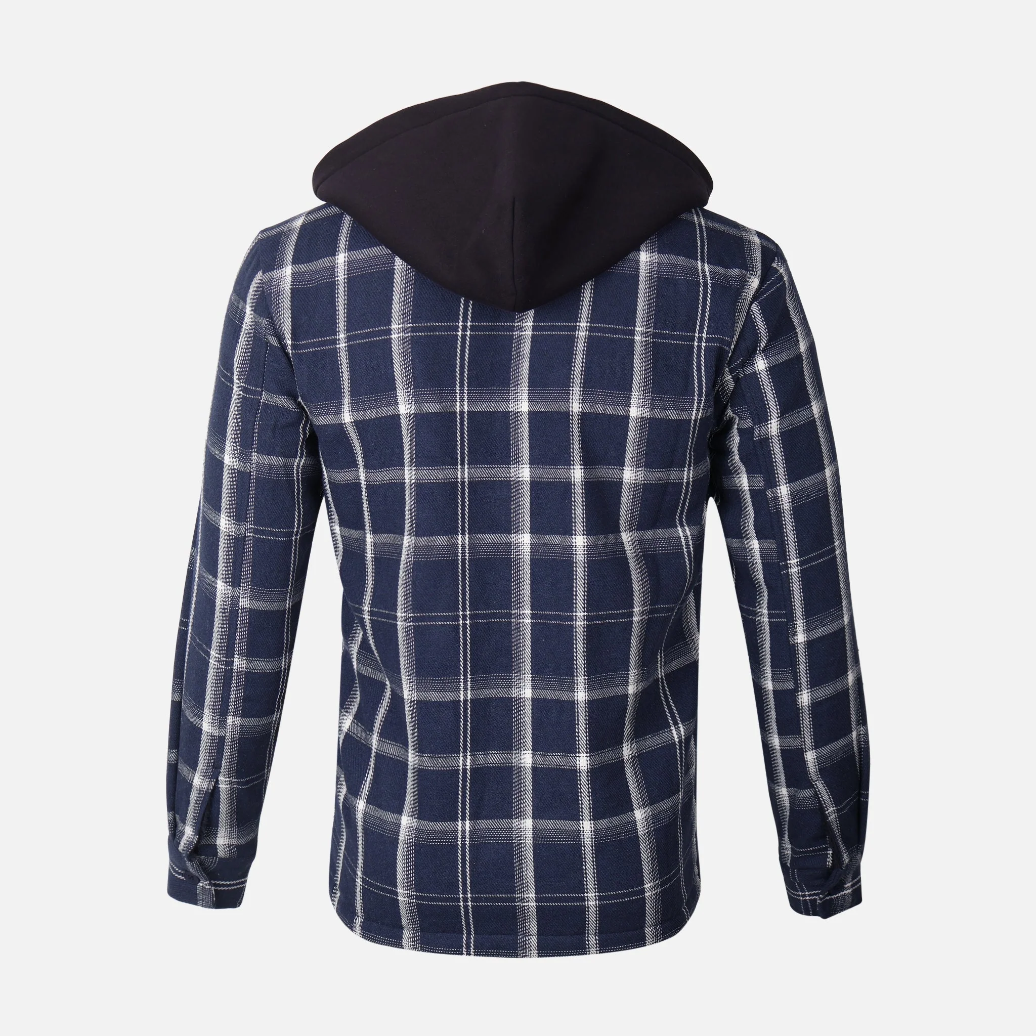 Men Long Sleeve Shirt With Hood - Image 6