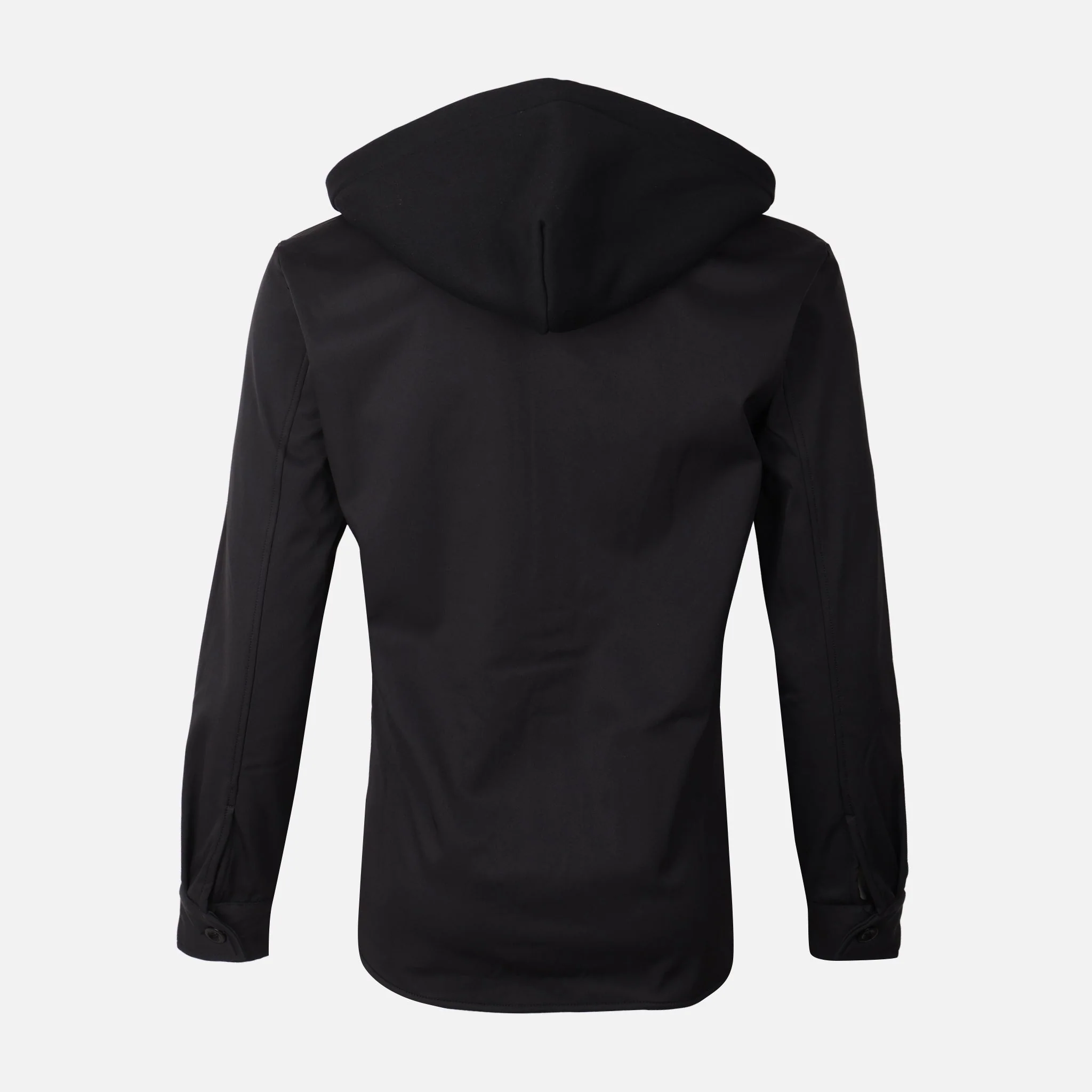 Men Long Sleeve Shirt With Hood - Image 10