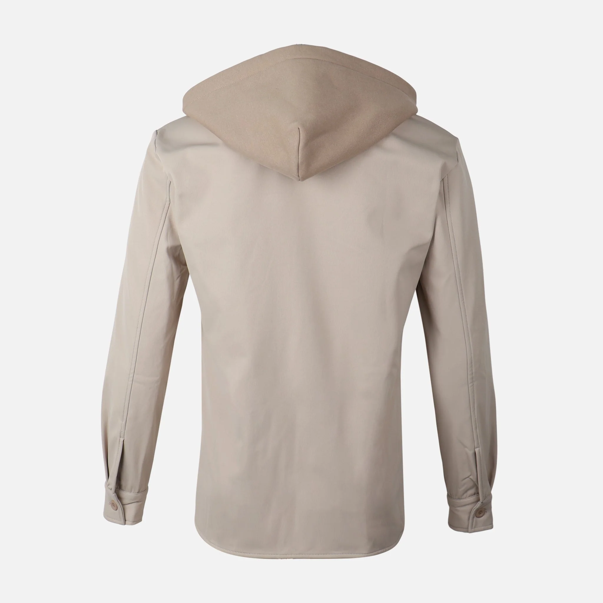Men Long Sleeve Shirt With Hood - Image 8