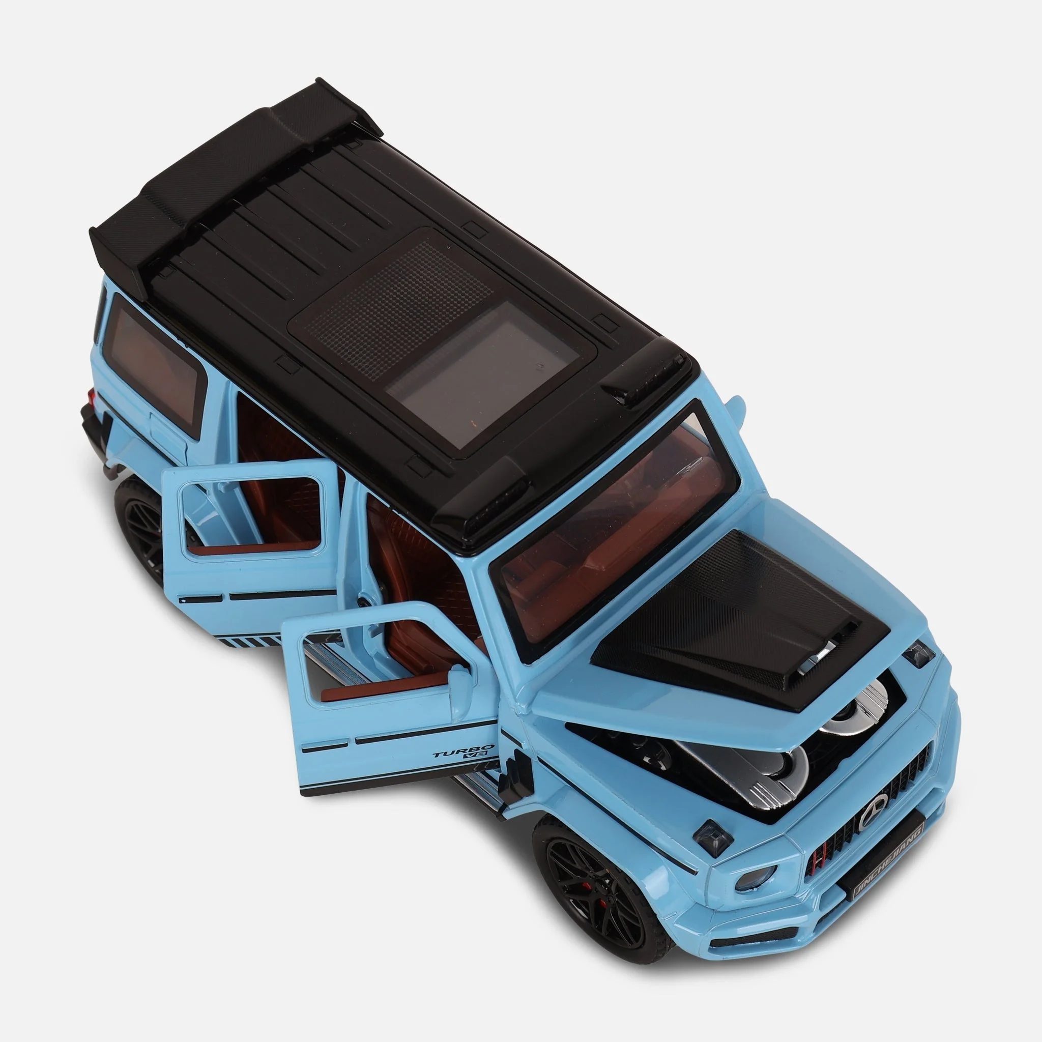 Mercedes G-Class Die Cast Toy Car With 6 Opening Parts Sound And Lights - Image 2