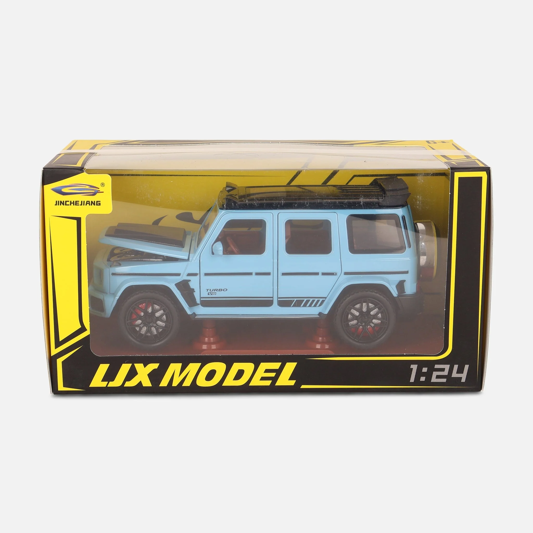 Mercedes G-Class Die Cast Toy Car With 6 Opening Parts Sound And Lights - Image 4