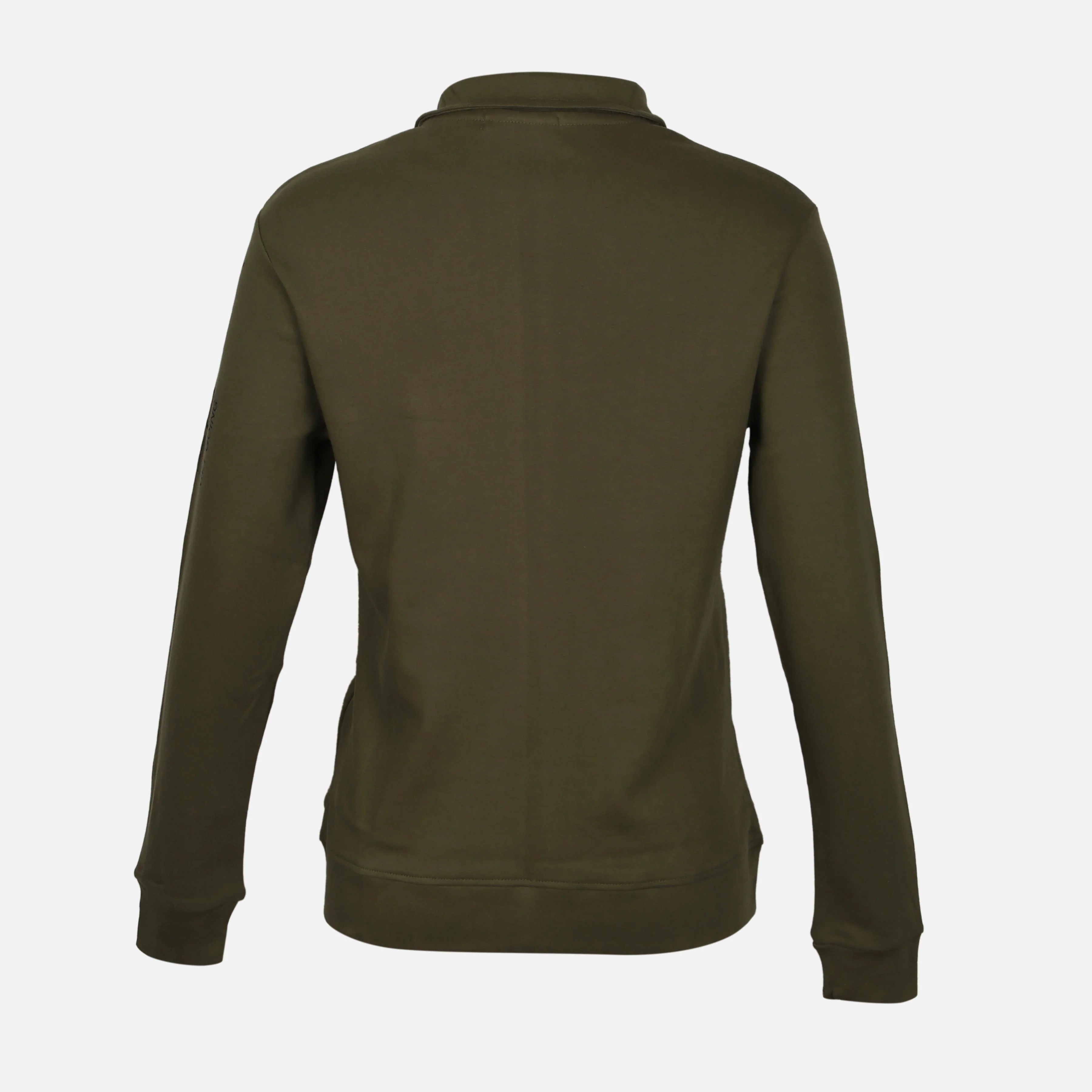 Ladies Interlock Zipup Sweatshirt - Image 2