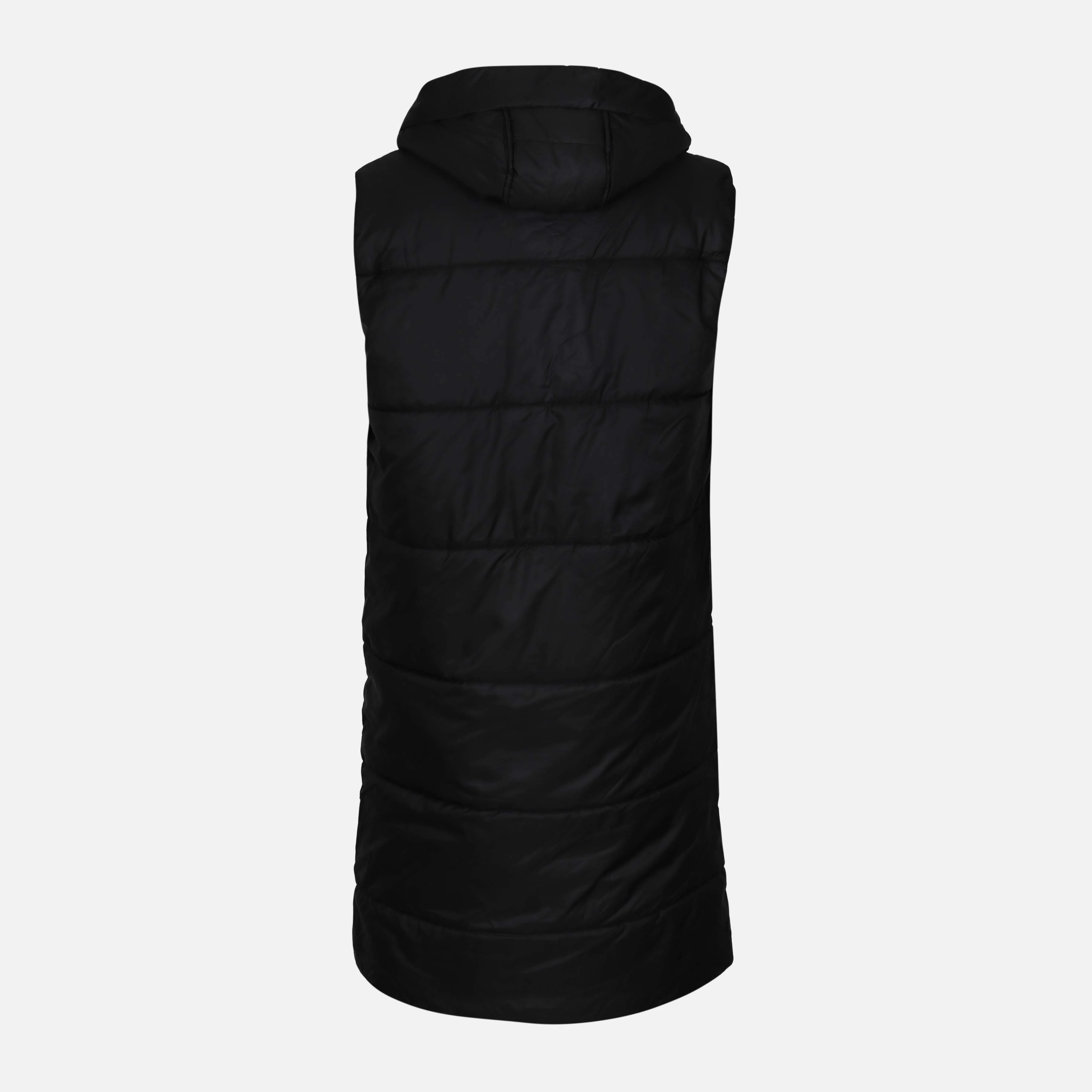 Ladies Puffer Gilet With Hood - Image 2