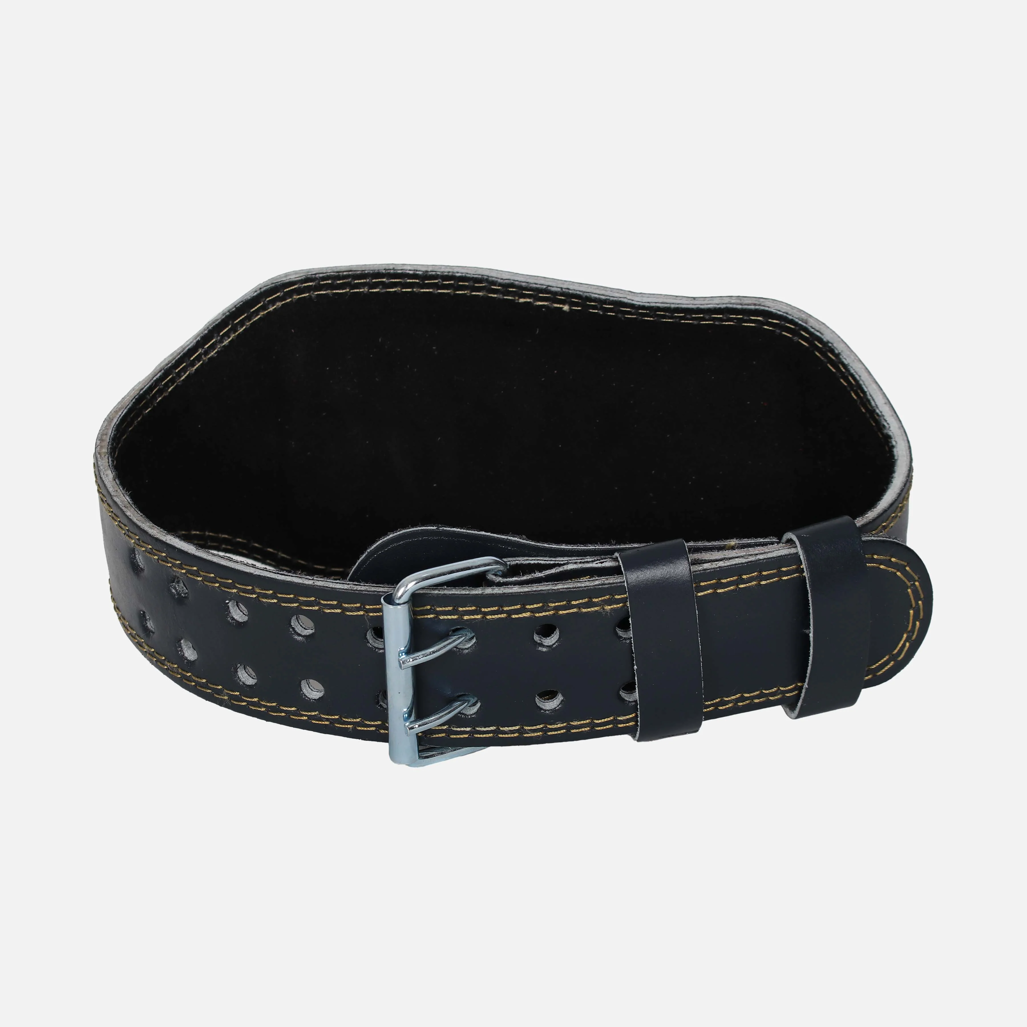 Leather Weight Lifting Belt 6 Inch - Image 3