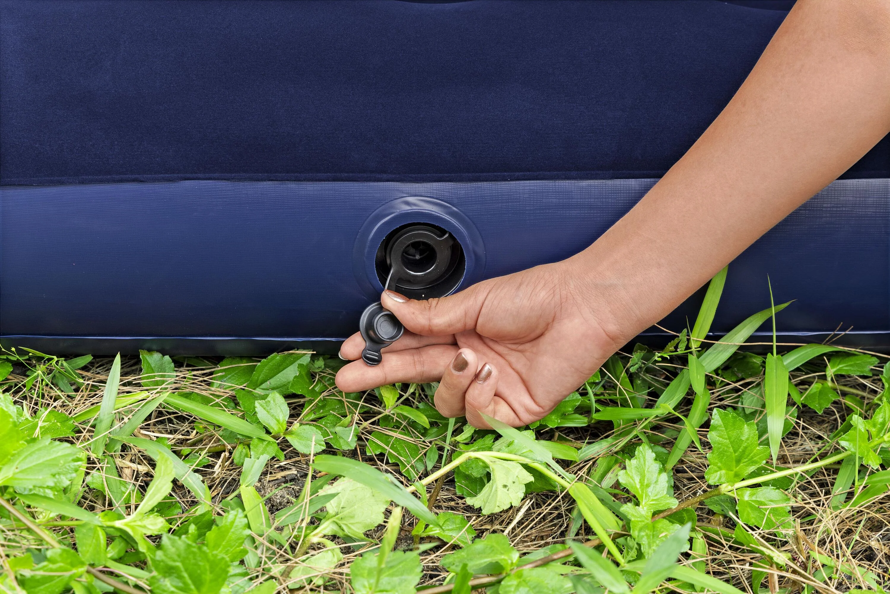 Flocked Air Bed Single - Image 4