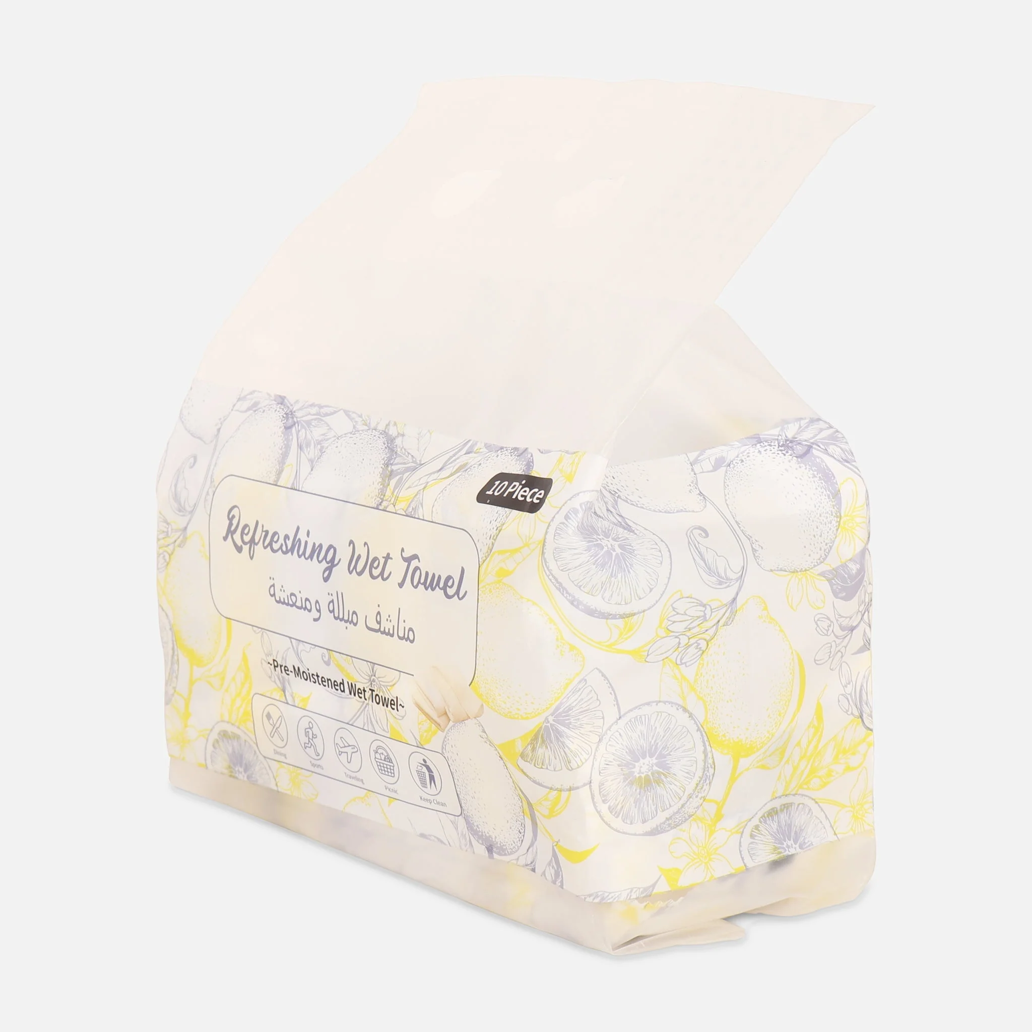 Refreshing Wet Towel Pack 10 Pieces - Image 2