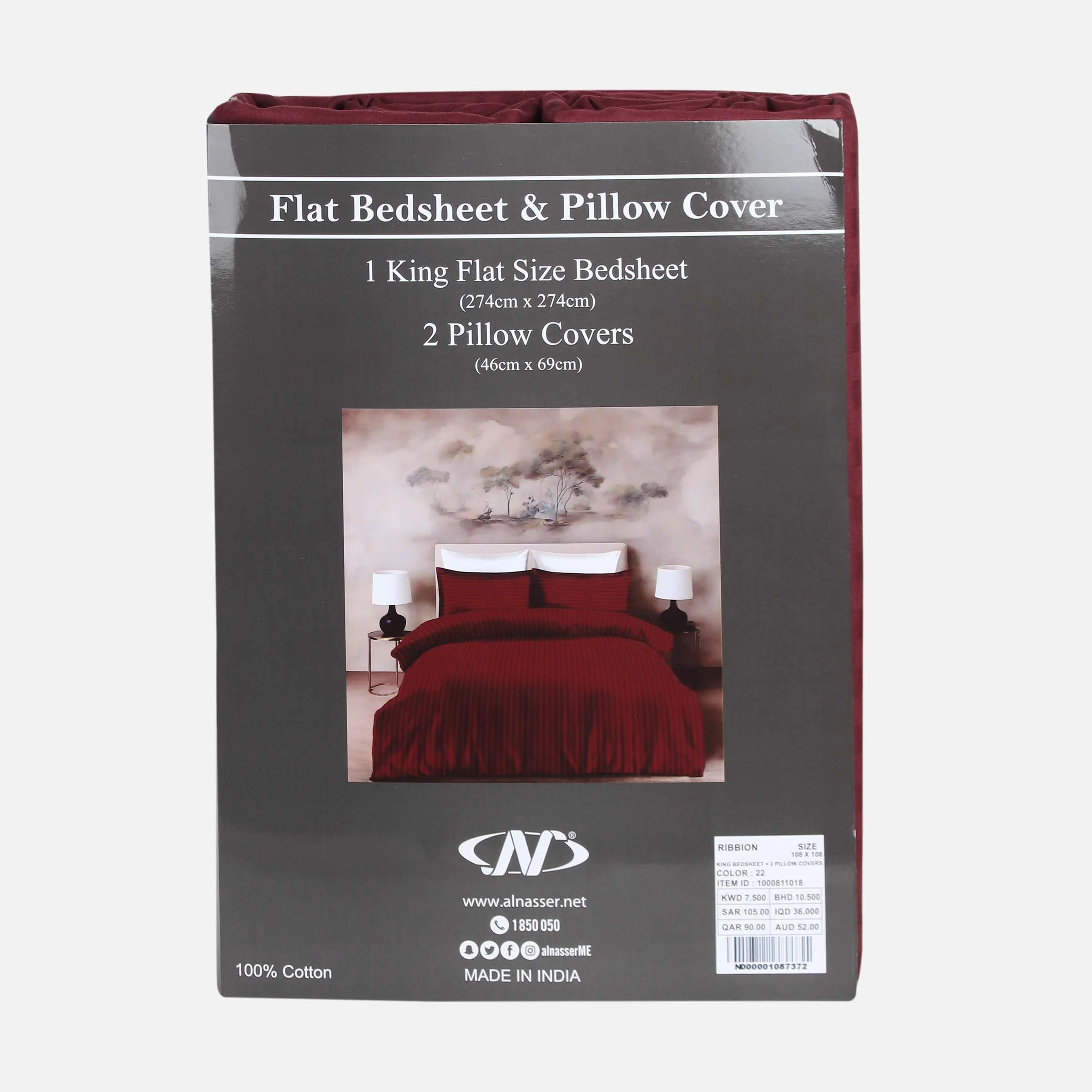 Bed Sheet With 2 Pillow Cover - Image 8