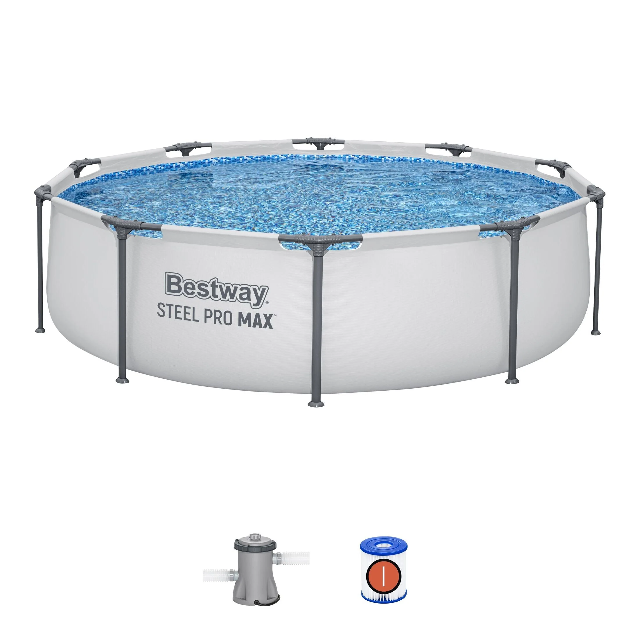 Round Pool Set Steel Frame 3.05M X 76CM - Image 2