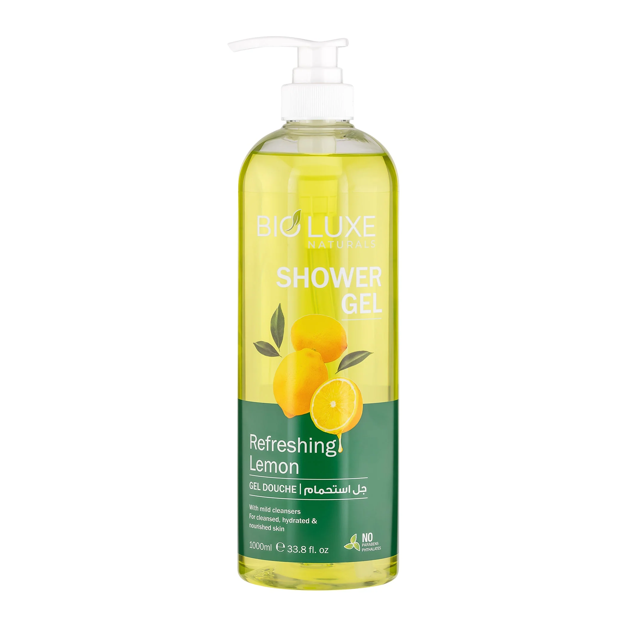 Shower Gel Refreshing Lemon – 1000 ml - Image 2