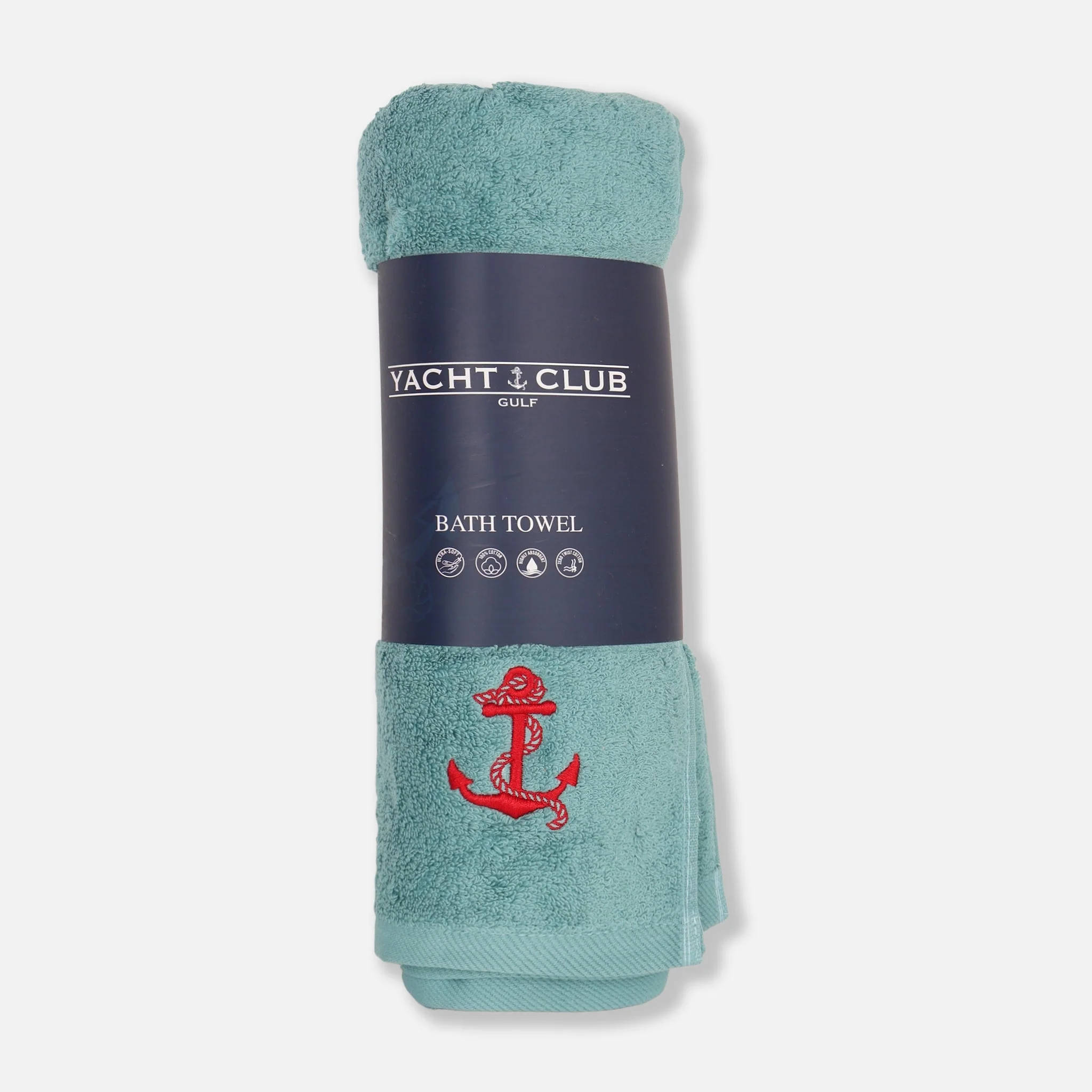 Solid Plain Terry Bath Towel - Image 3