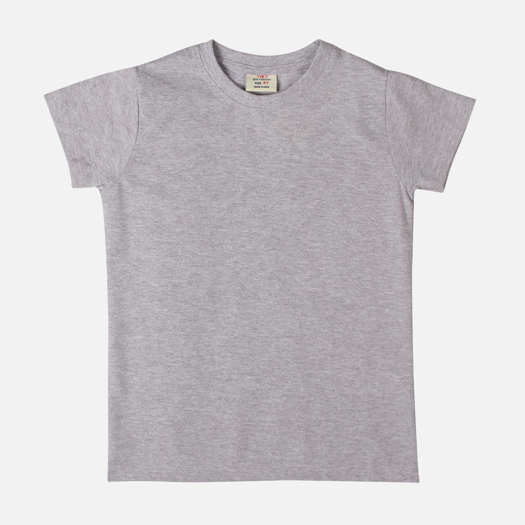 Girls Round Neck T-Shirt Regular Fit
