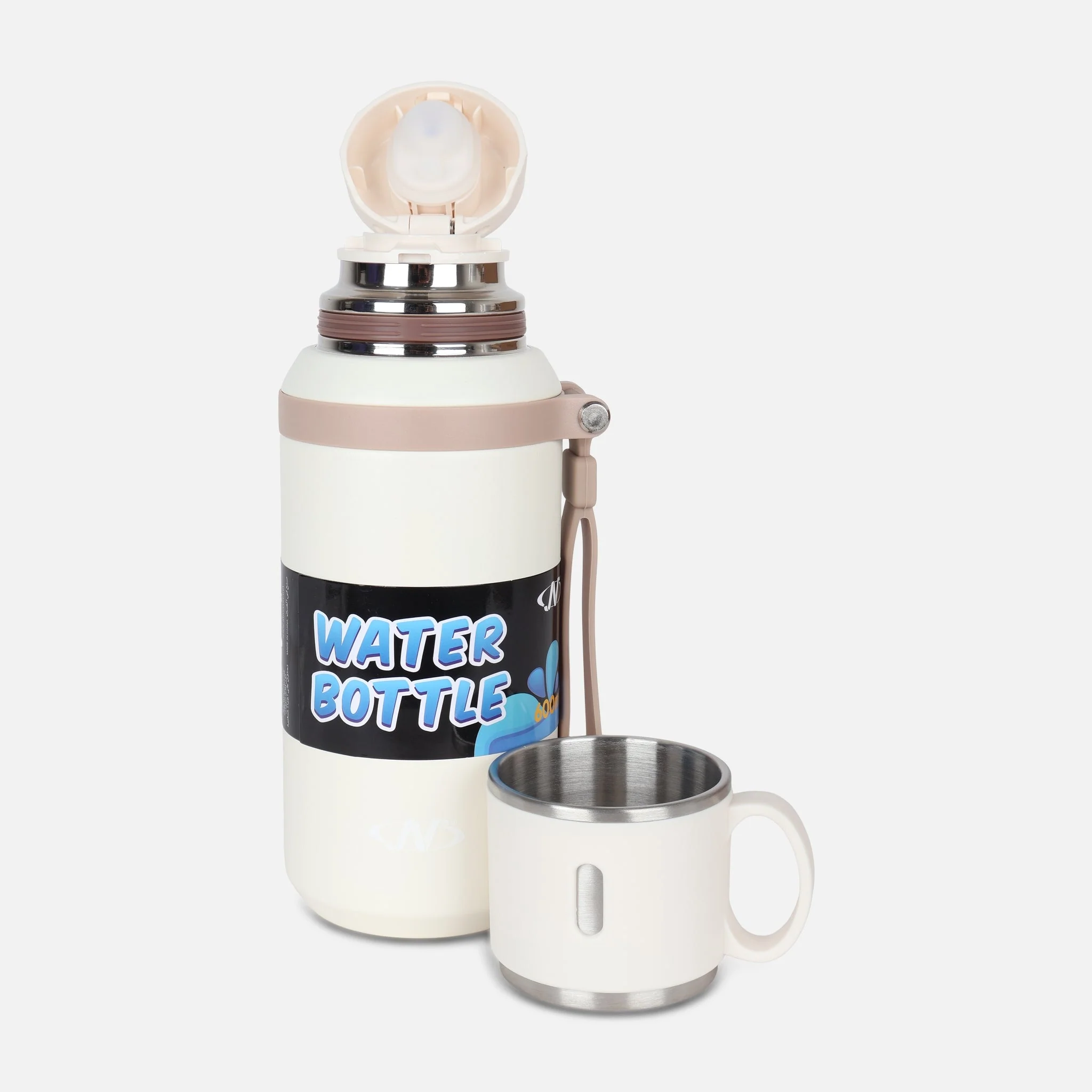 Stainless Steel Water Bottle (600 ml) - Image 2