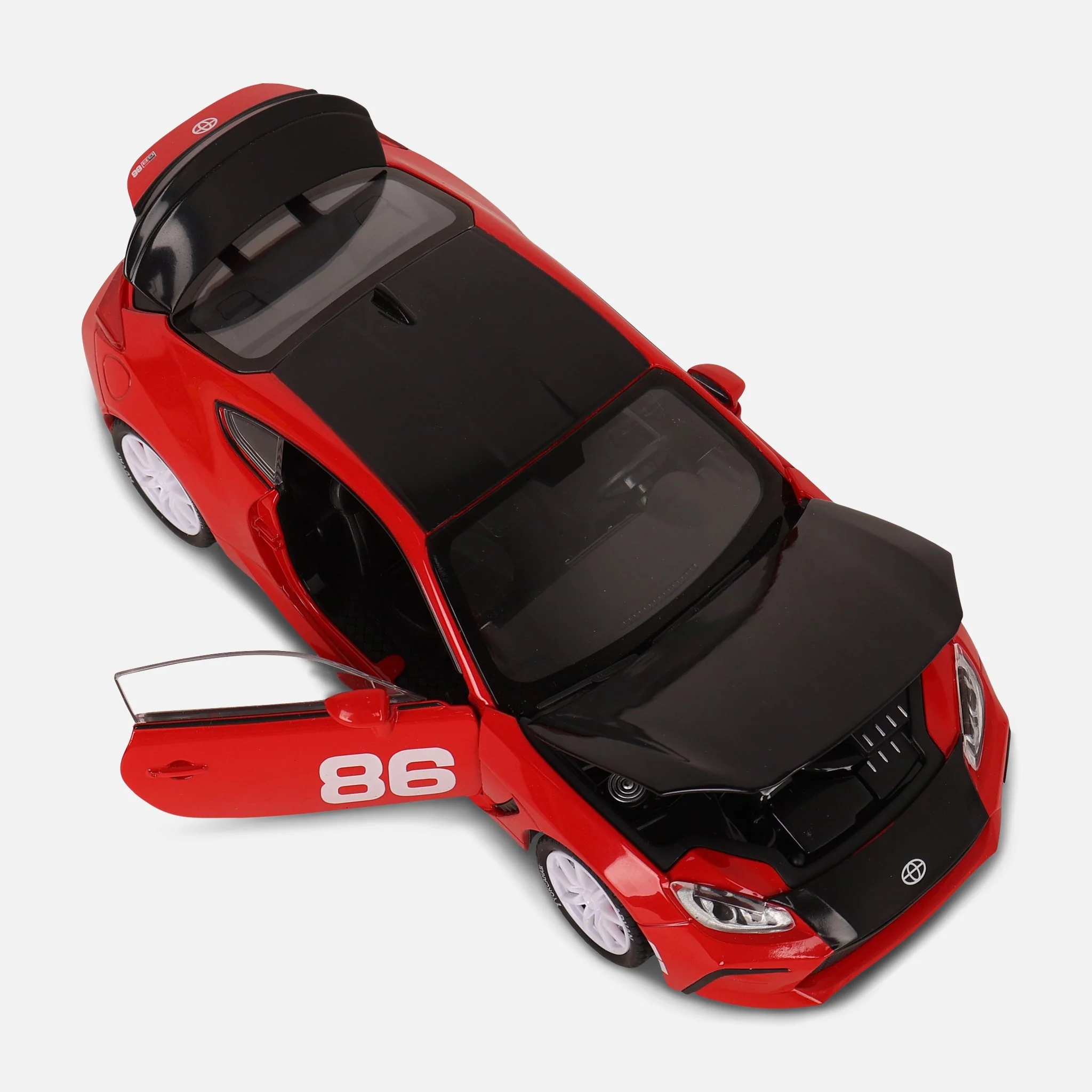 Toyota Gr86 Die Cast Toy Car With Opening Door Sound And Light - Image 2