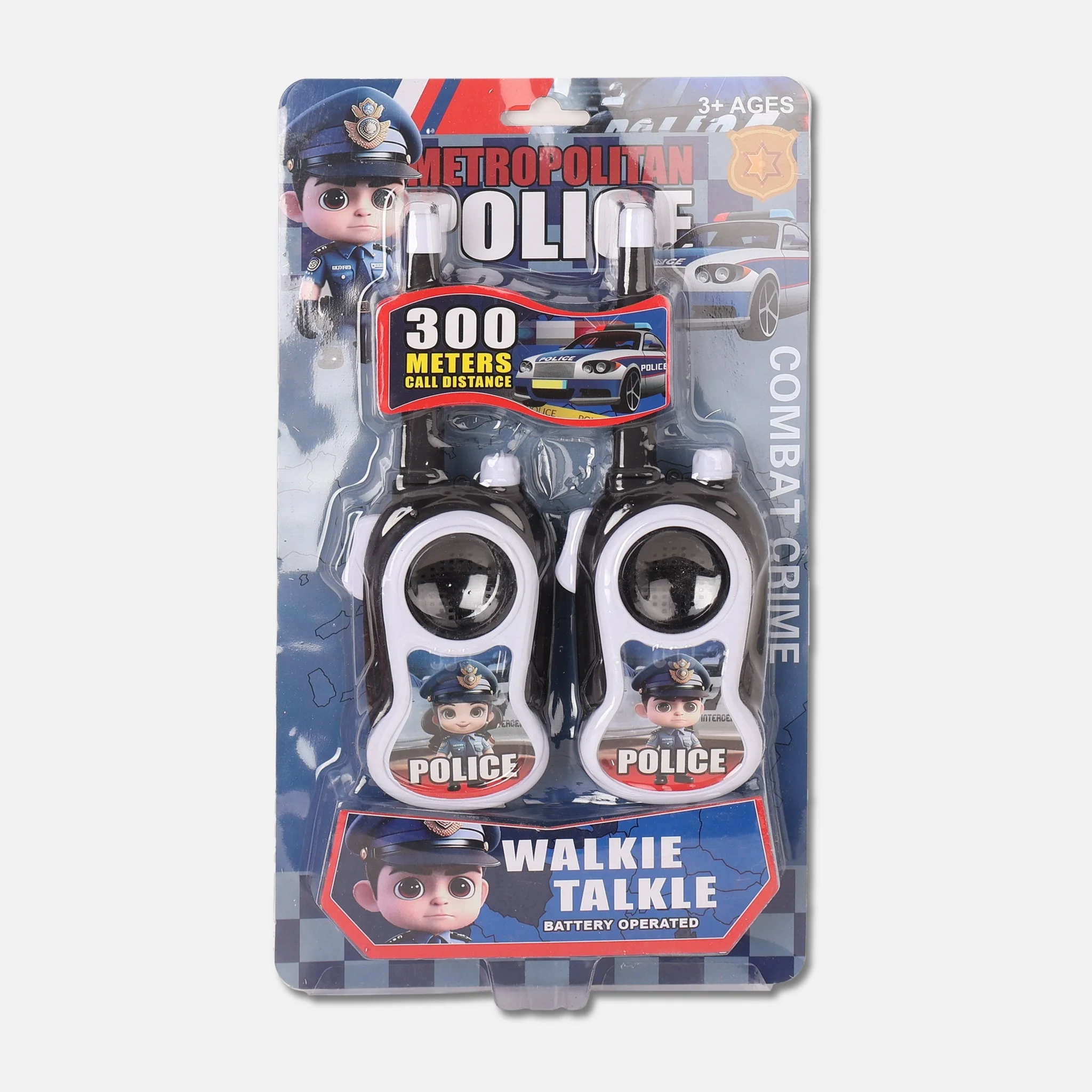 Walkie Talkie Set For Kids-Police Theme - Image 2