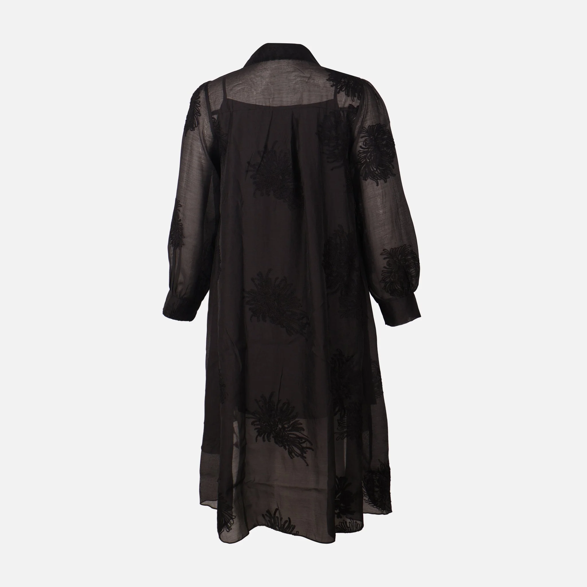 Women 2-Piece Embroidered Sheer Dress Set - Image 2