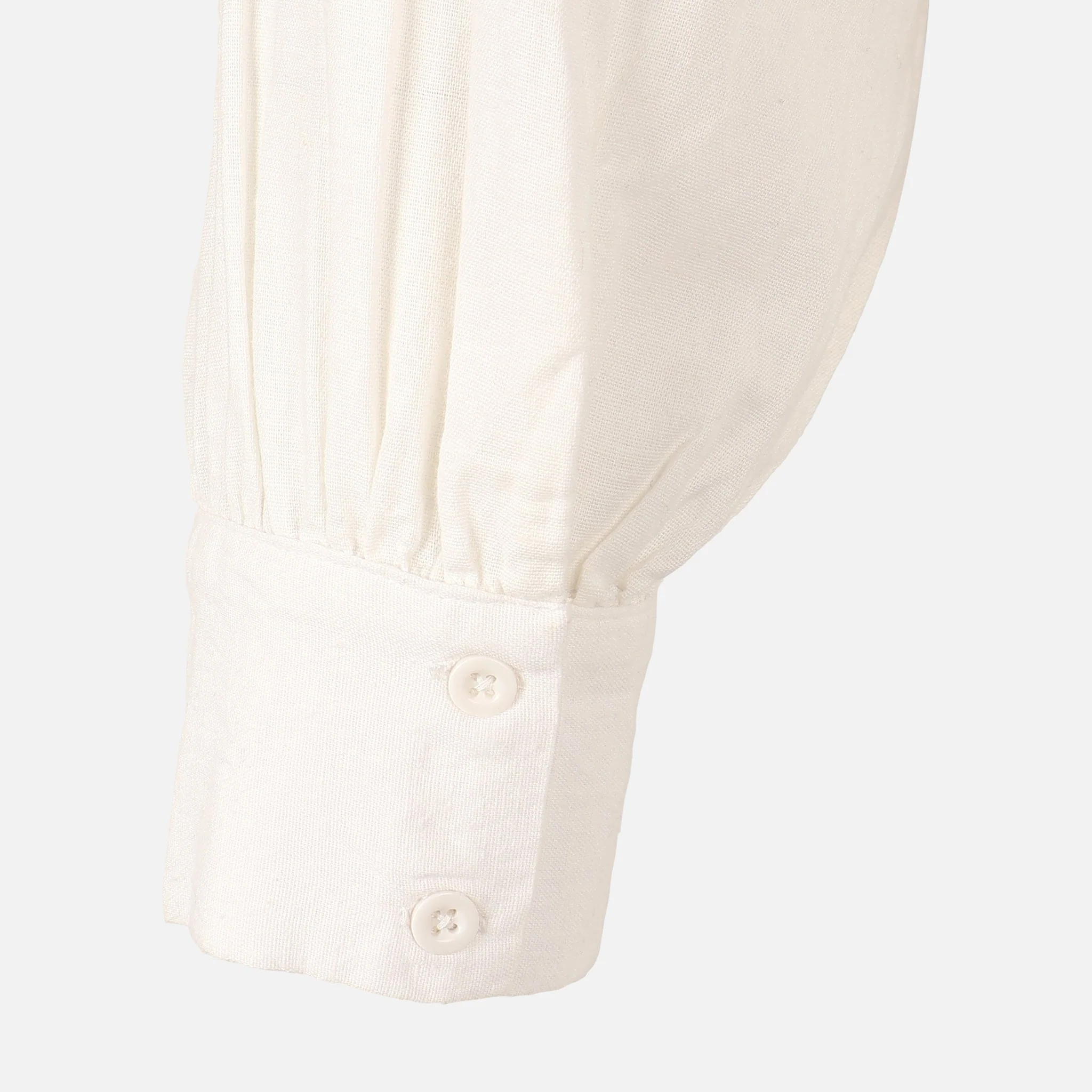 Women 3/4 Sleeve Linen Blend Ankle Dress - Image 3