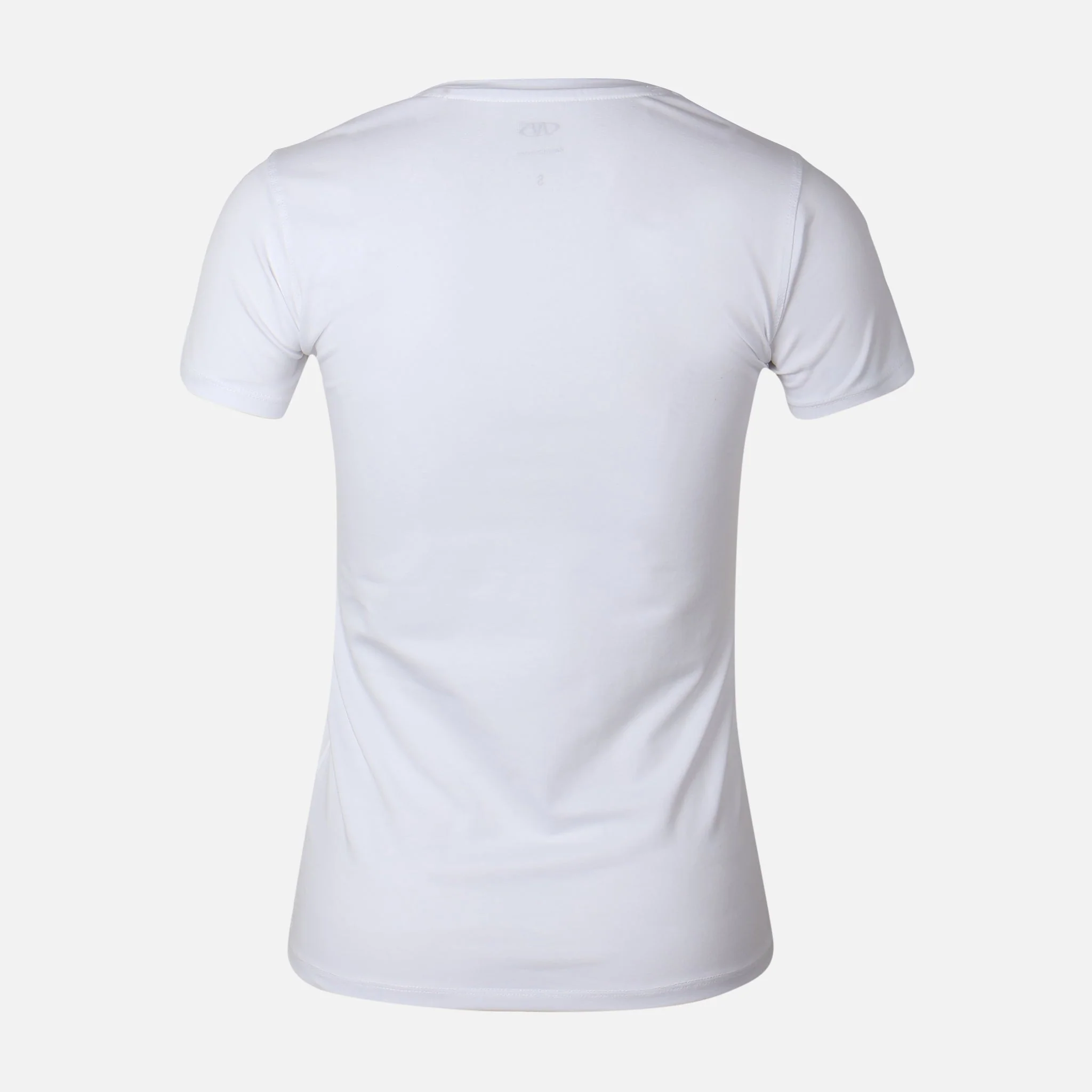 Women Basic Cotton Crewneck Short Sleeve Tee - Image 2