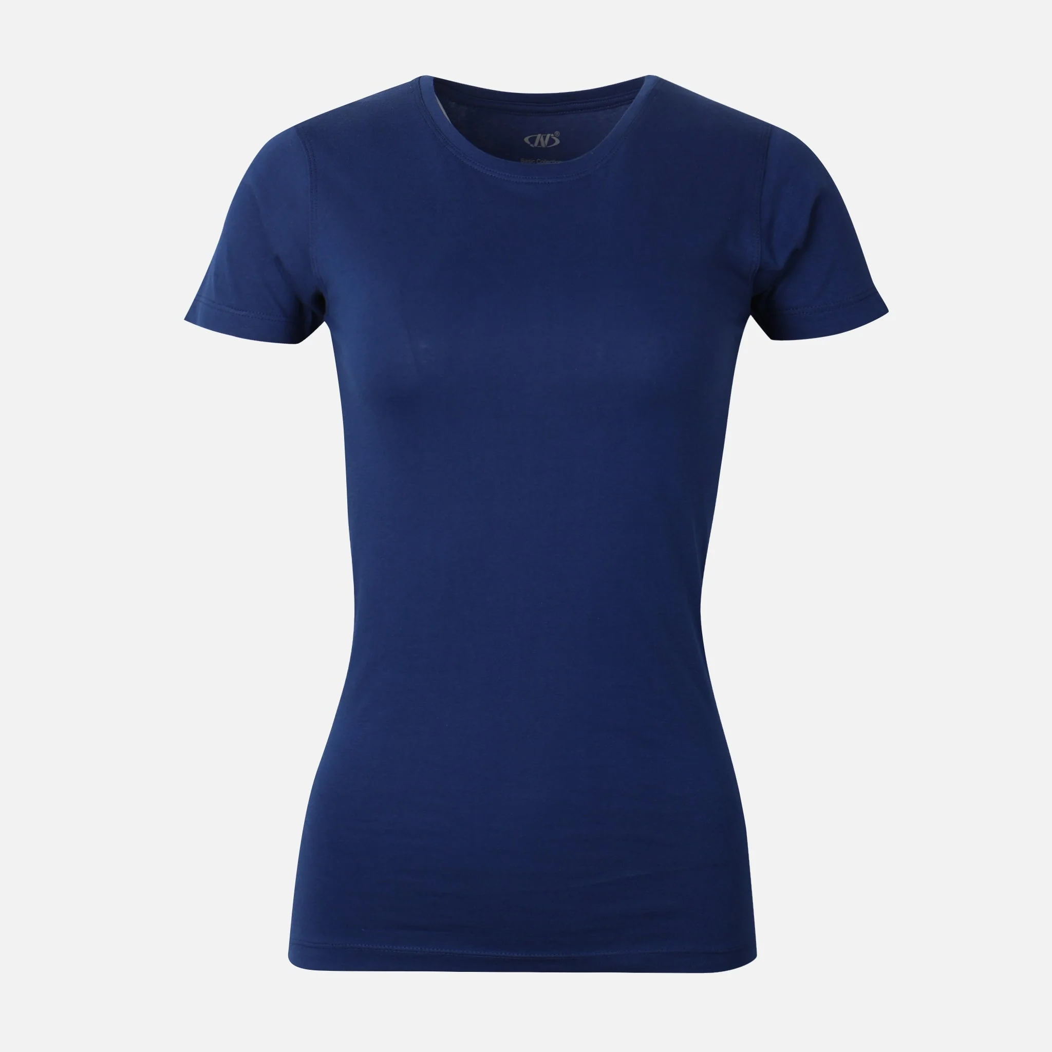 Women Basic Cotton Crewneck T-Shirt