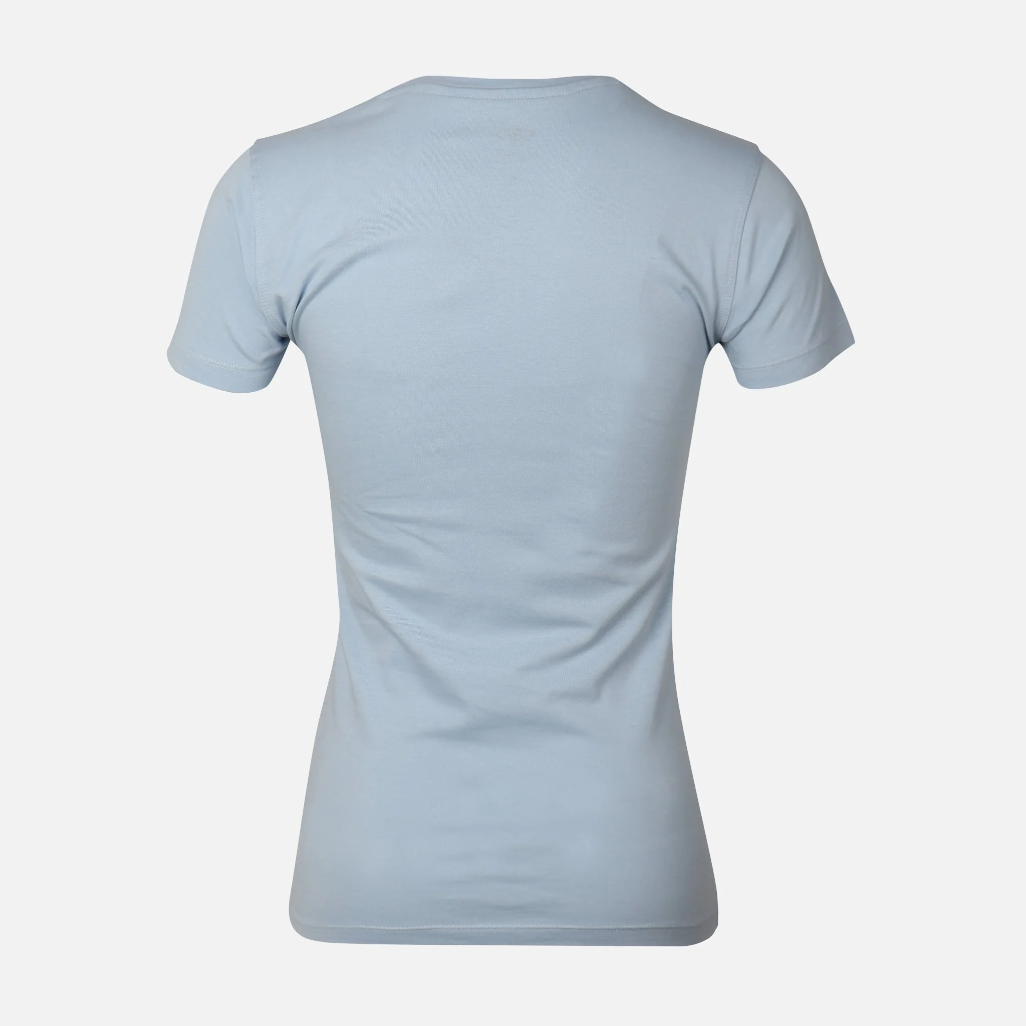 Women Basic Cotton Crewneck T-Shirt - Image 2