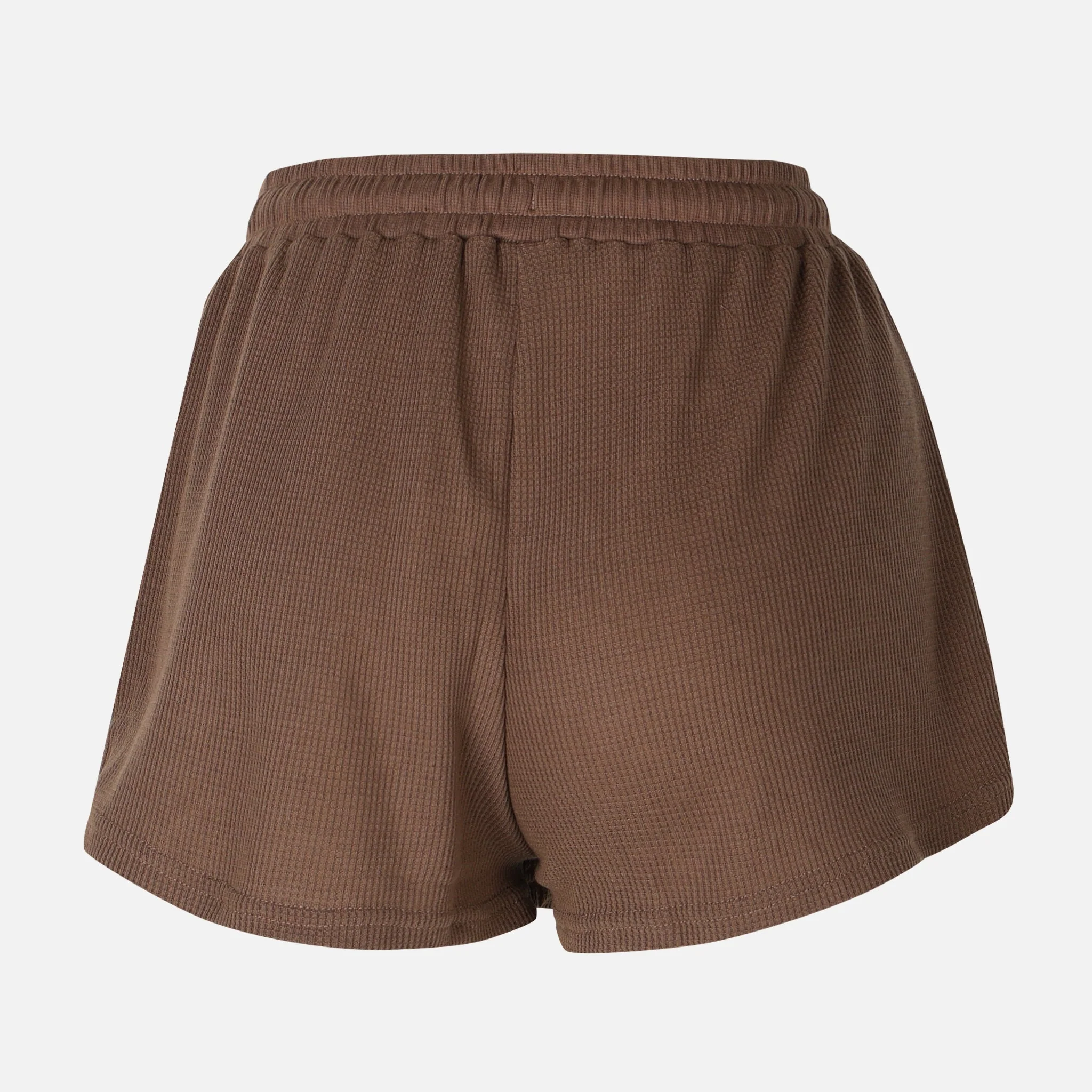 Women Basic Waffle Short - Image 2