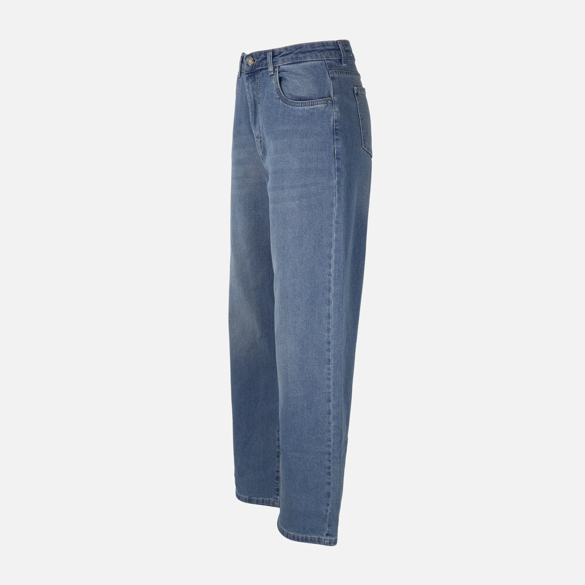 Women Denim Pants Jeans Wide Leg - Image 2
