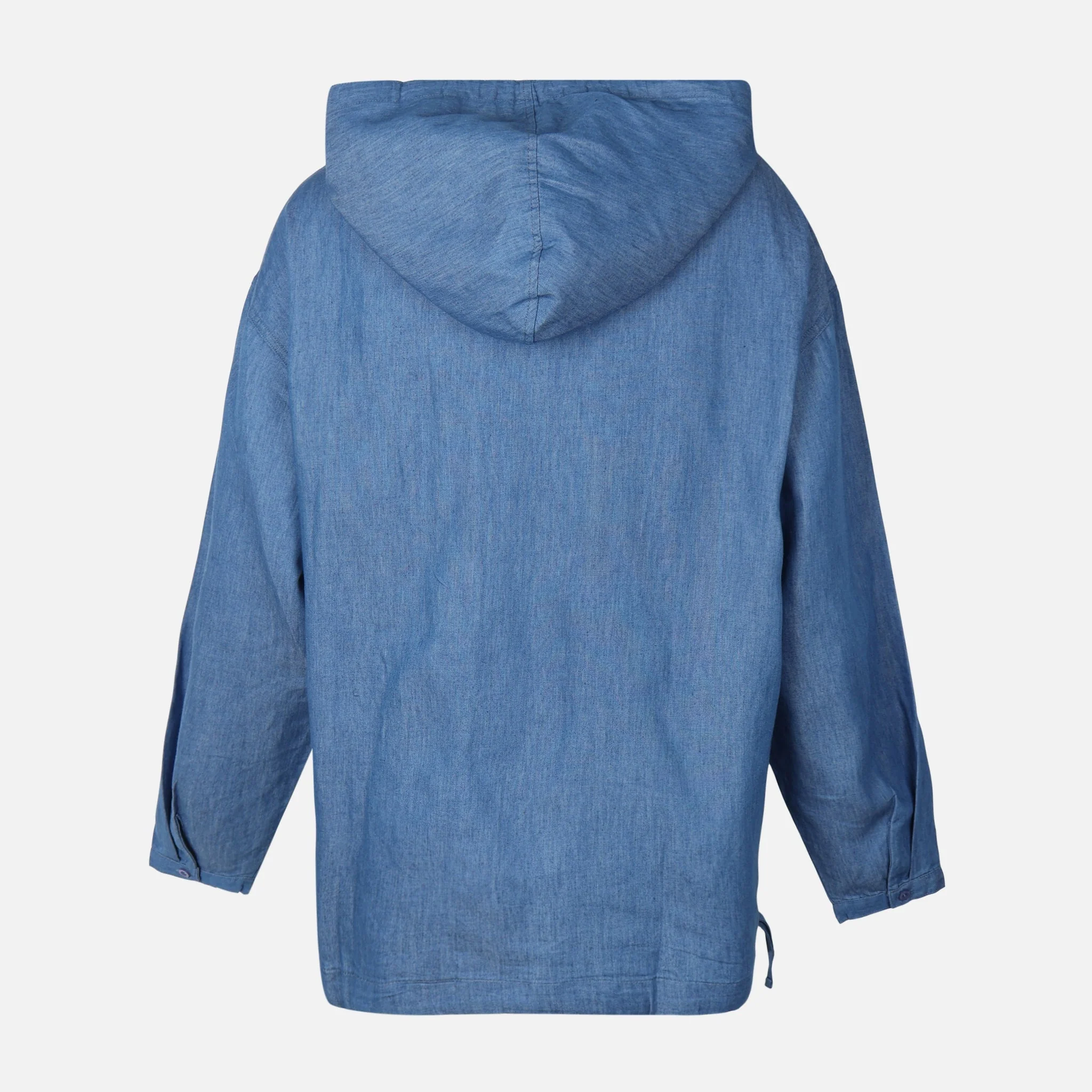Women Denim Long Sleeve Shirt - Image 2