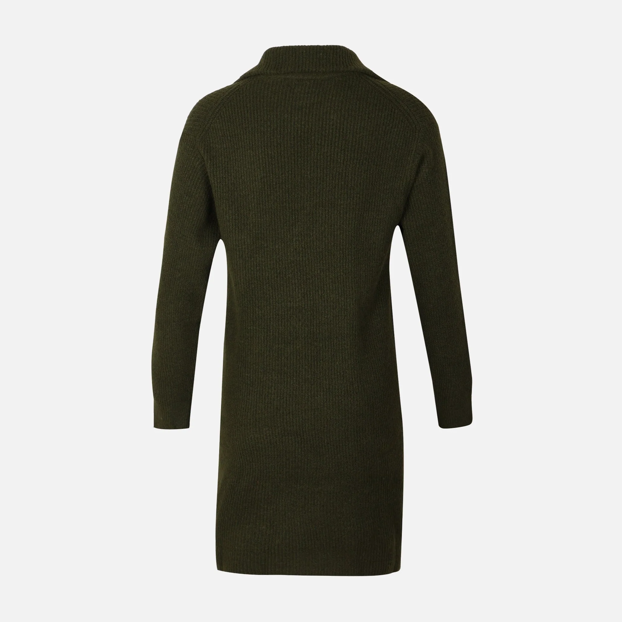 Women High Neck Knitted Dress - Image 2