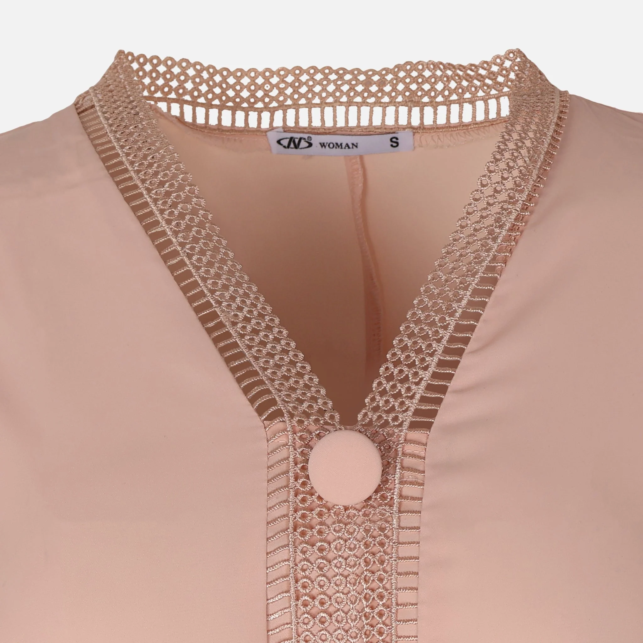 Women Lace Detail Kaftan Maxi Dress - Image 3
