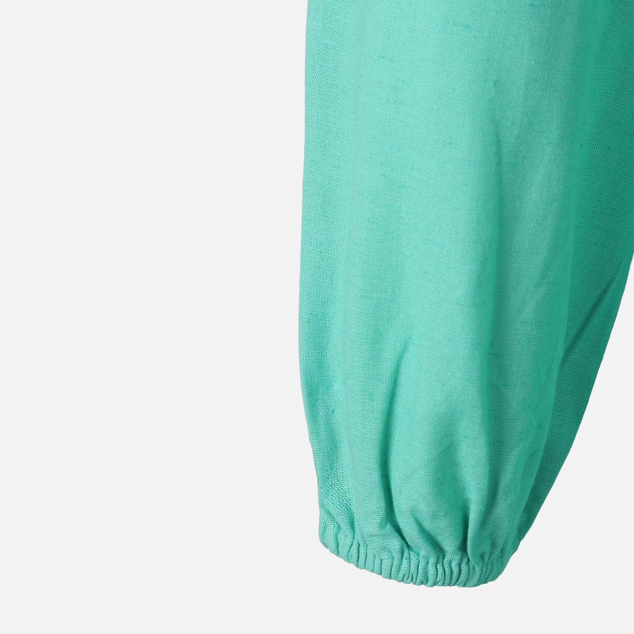 Women Long Sleeve Linen Blend Ankle Dress - Image 3
