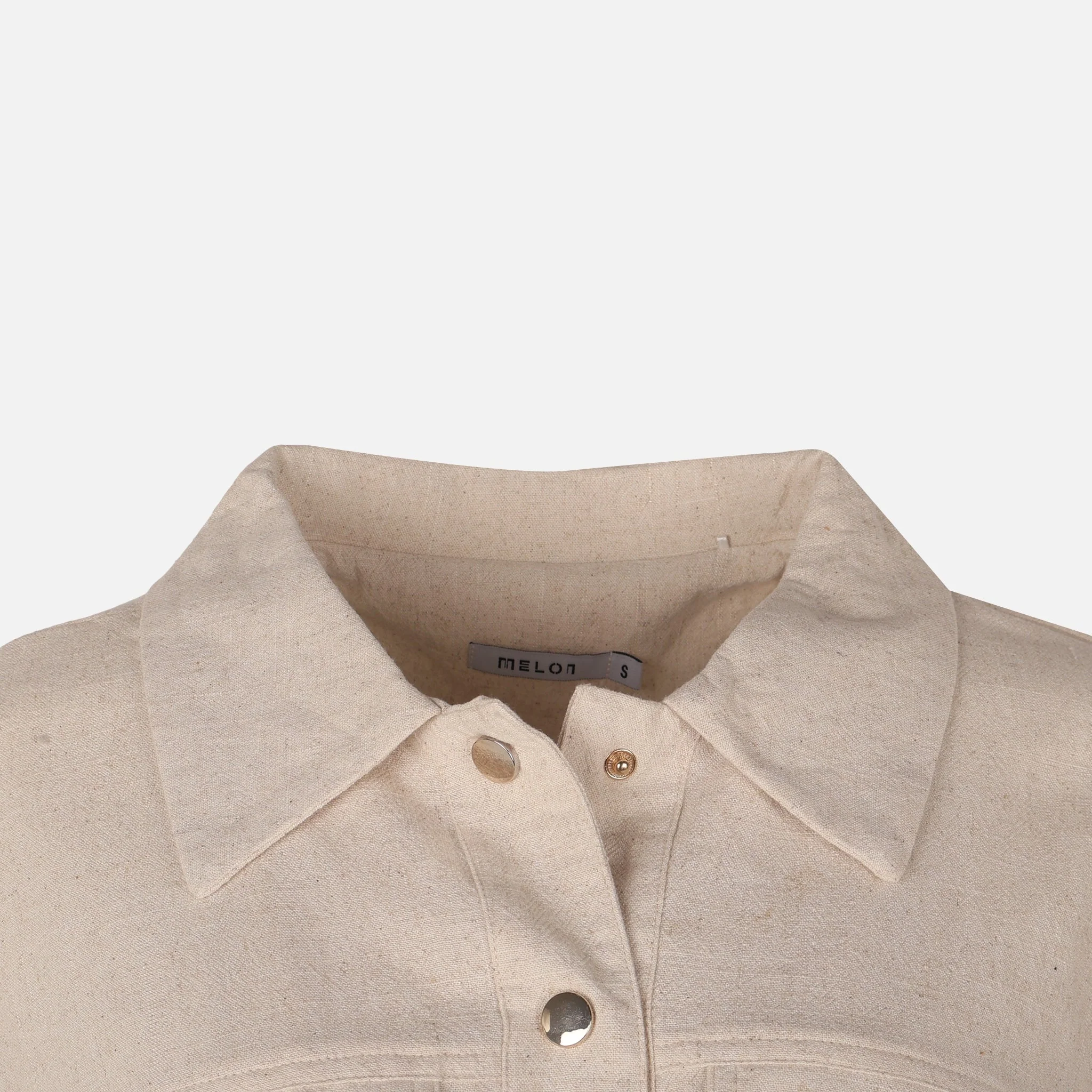 Women Oversized Double Pocket Shacket - Image 3