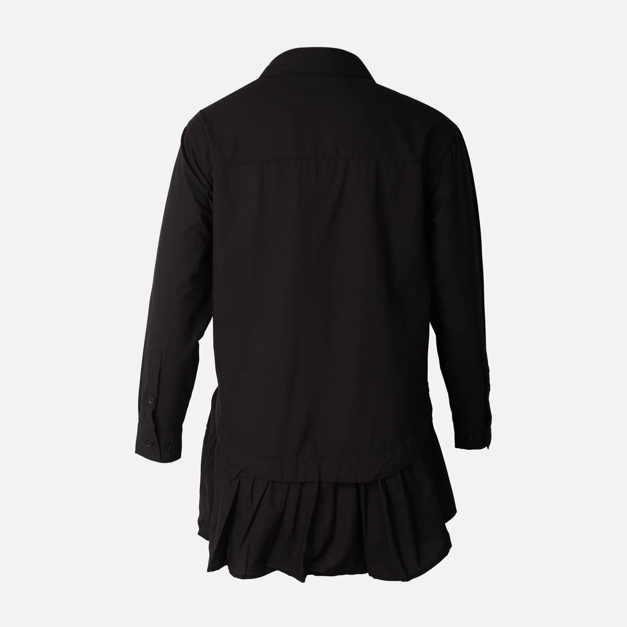 Women Poplin Oversize Button Tunic - Image 2